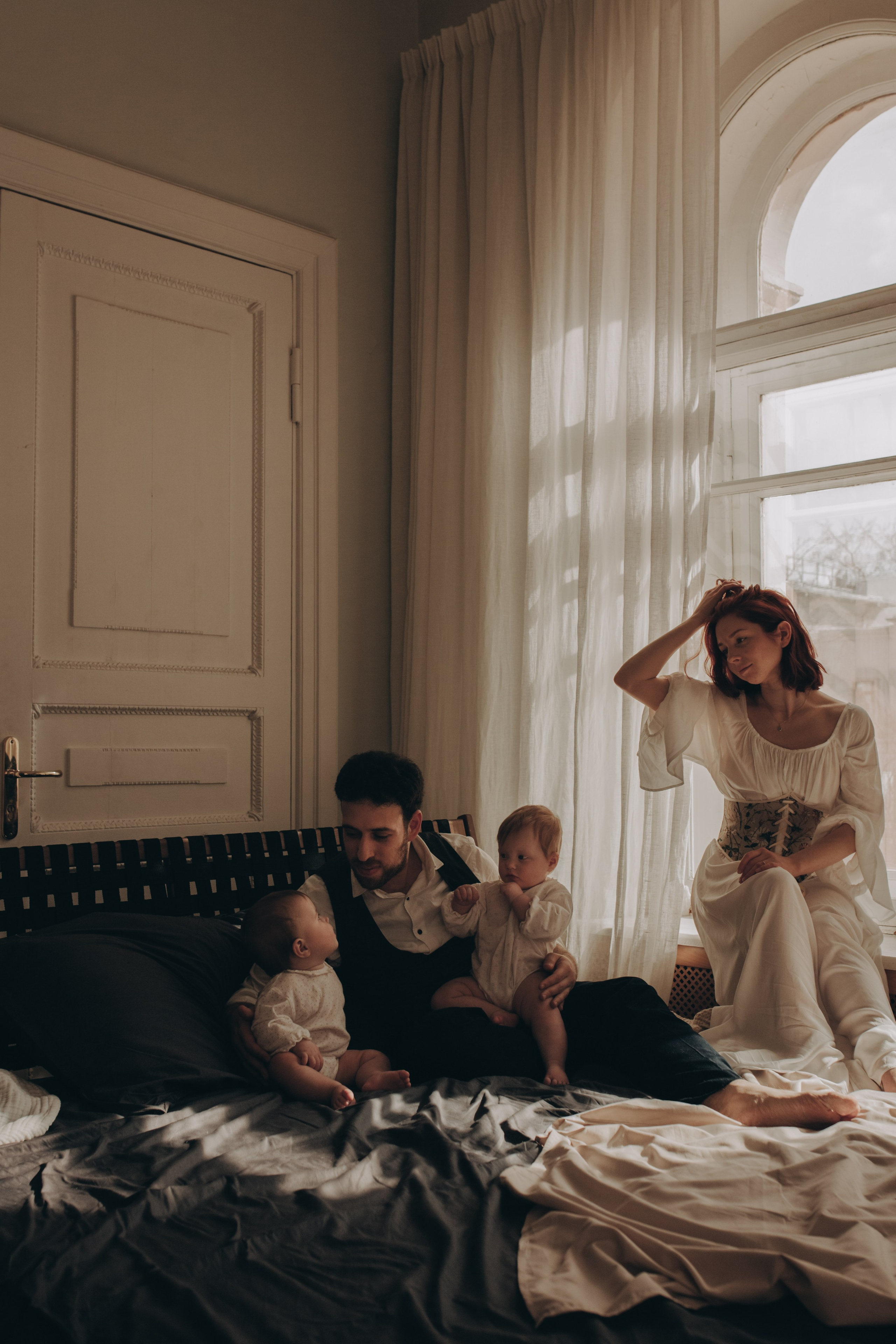 Маша, Саша и малышки. Семейный фотограф Полина Сарина Москва