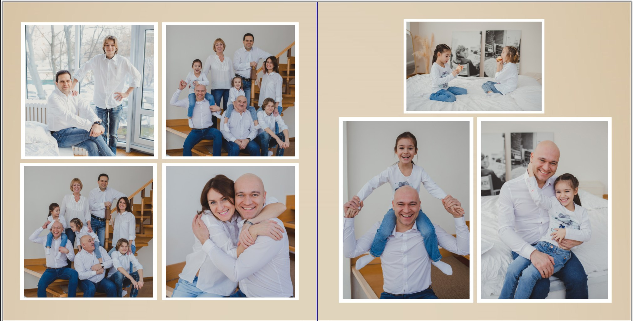 Семейные фотокниги. Семейный фотограф Николаева Ольга