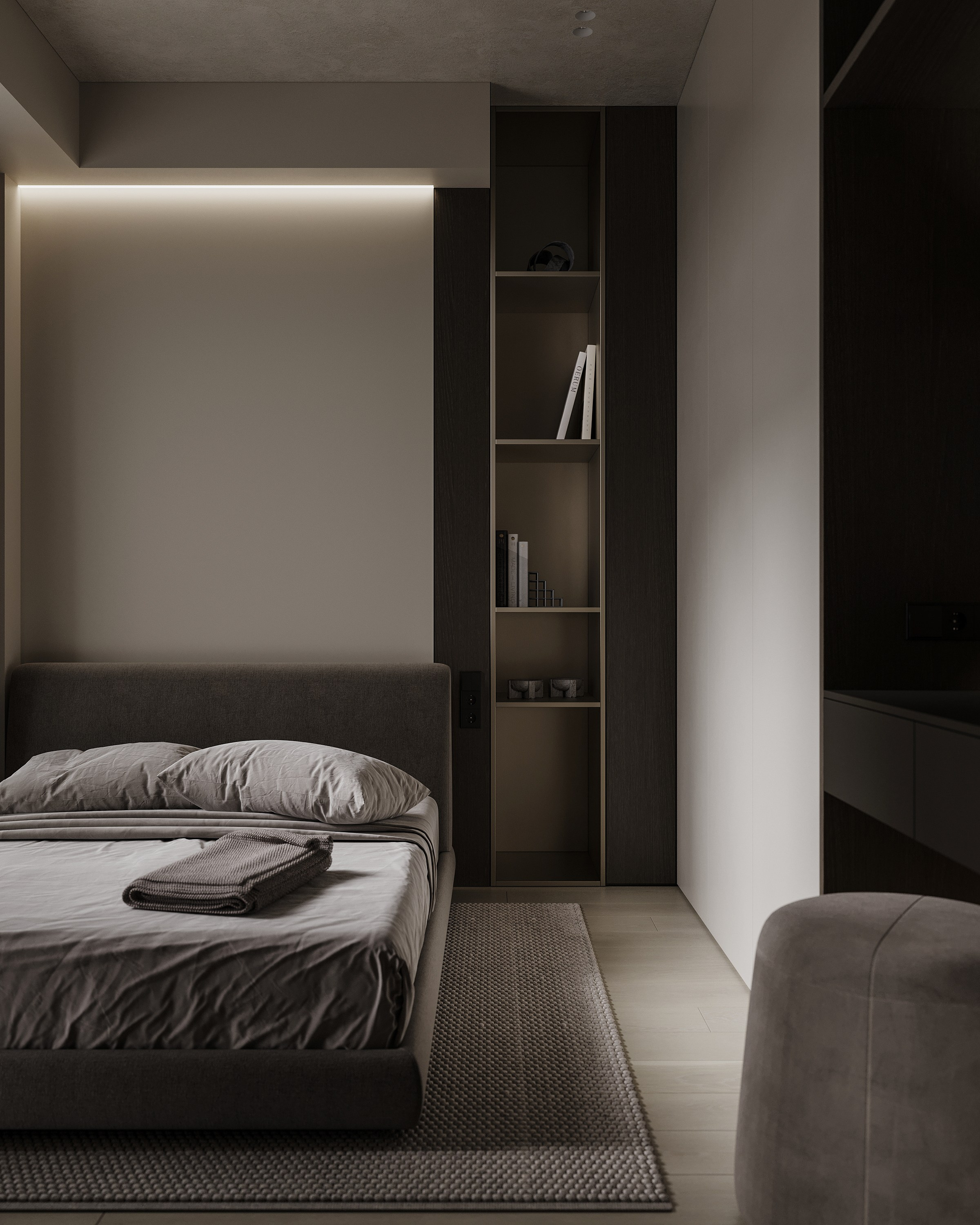 Прихожая + кухня-гостиная + спальня. Ronirosse