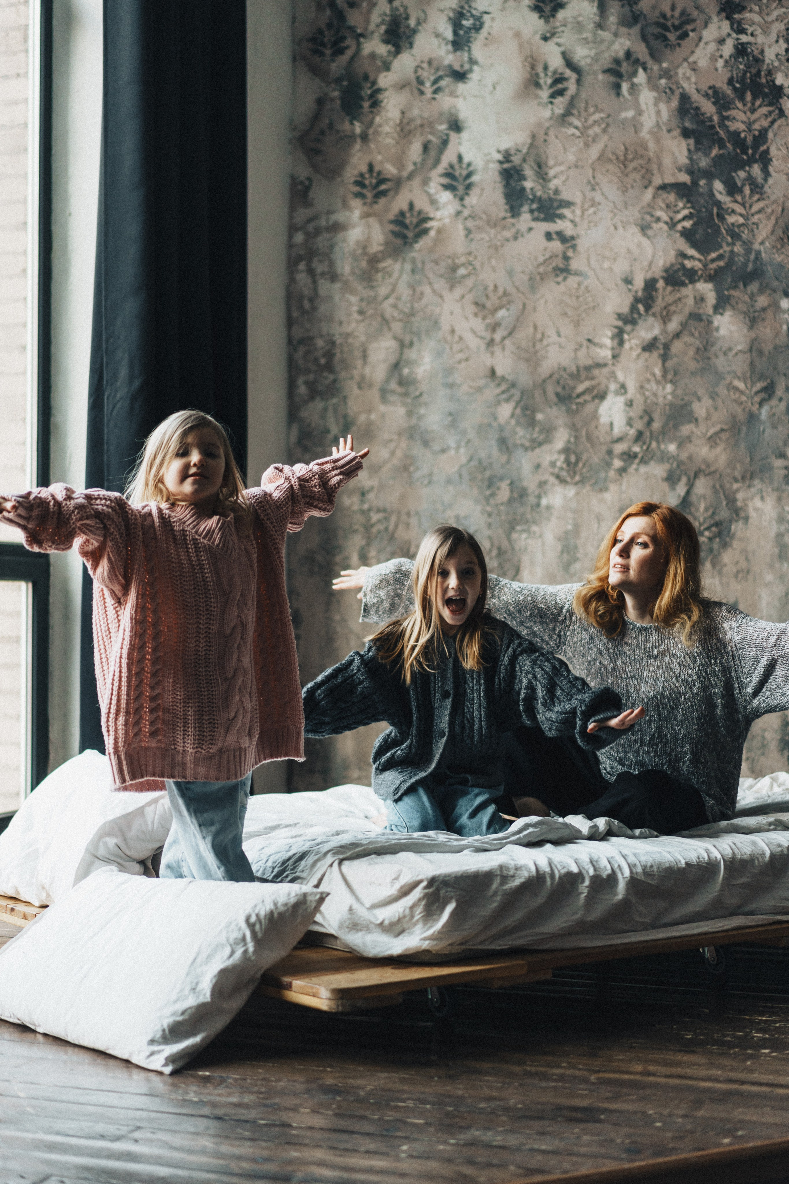 Наташа и девочки в проекте «Хочу как мама». Семейный и детский фотограф и видеограф в Москве, Серпухове и Тарусе Валерия Сорокина