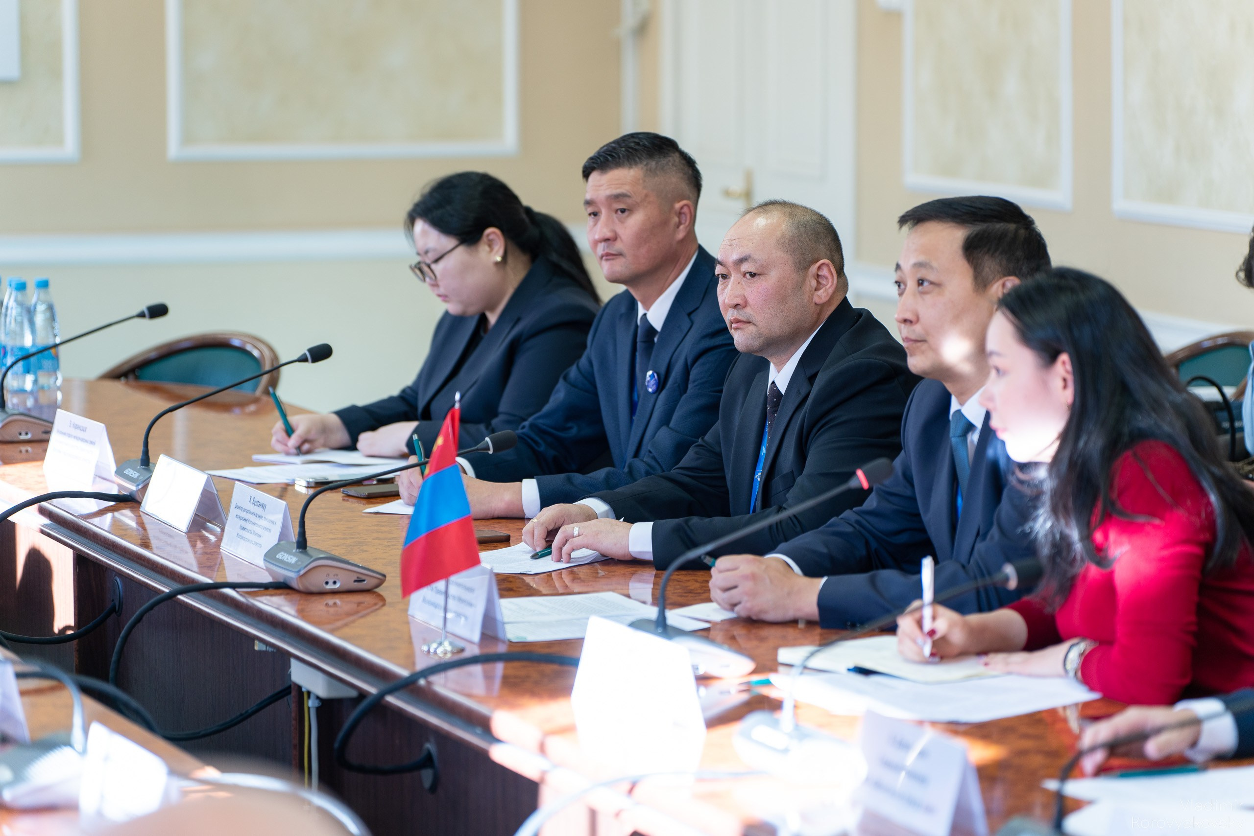 Совещание руководства ПГУПС с Делегациями Исполнительного агентства Правительства Монголии и делегацией АО «УБЖД». Фотограф Владимир Коровяковский