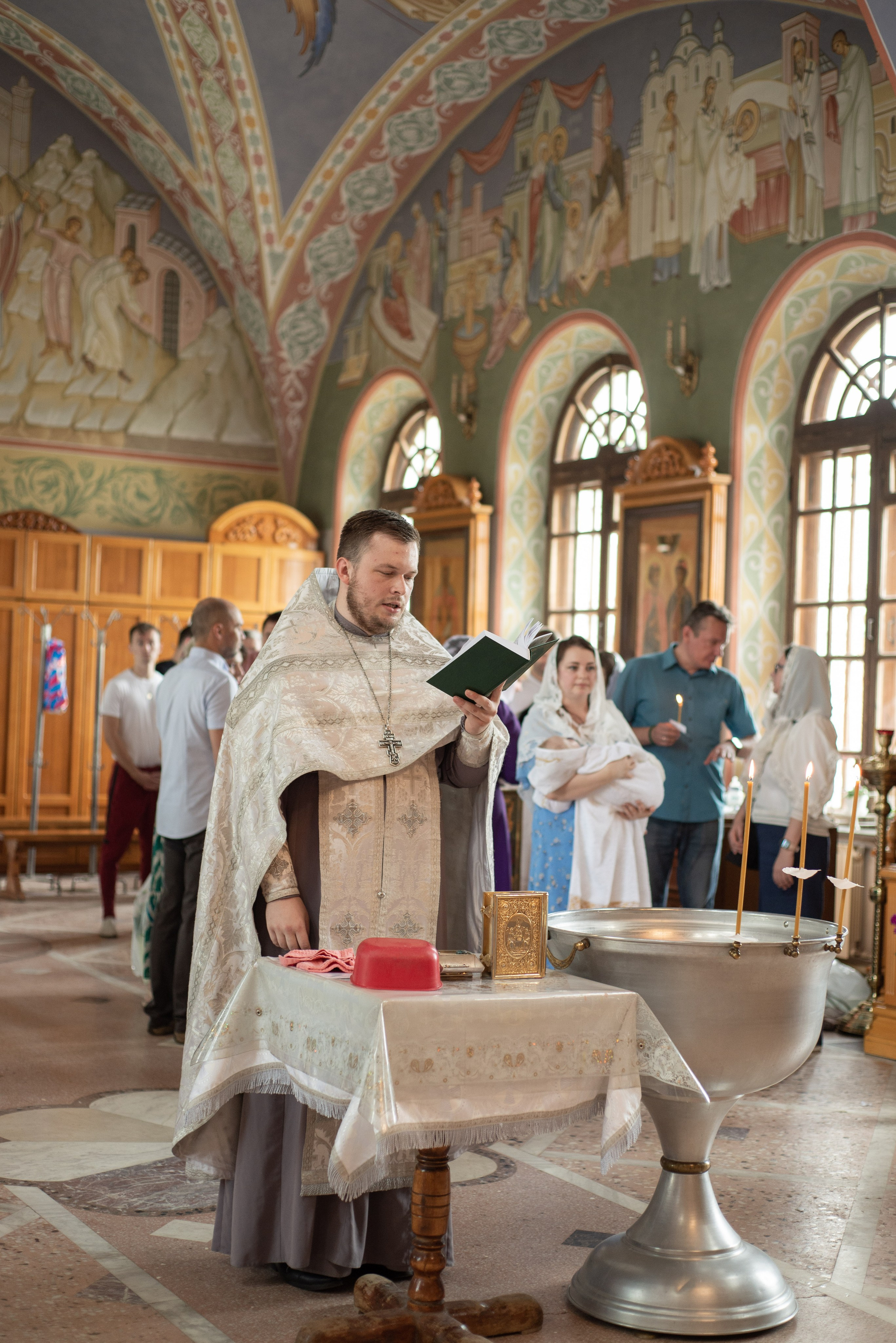 Таинство Крещения Вити. Фотограф в Железнодорожном и Балашихе