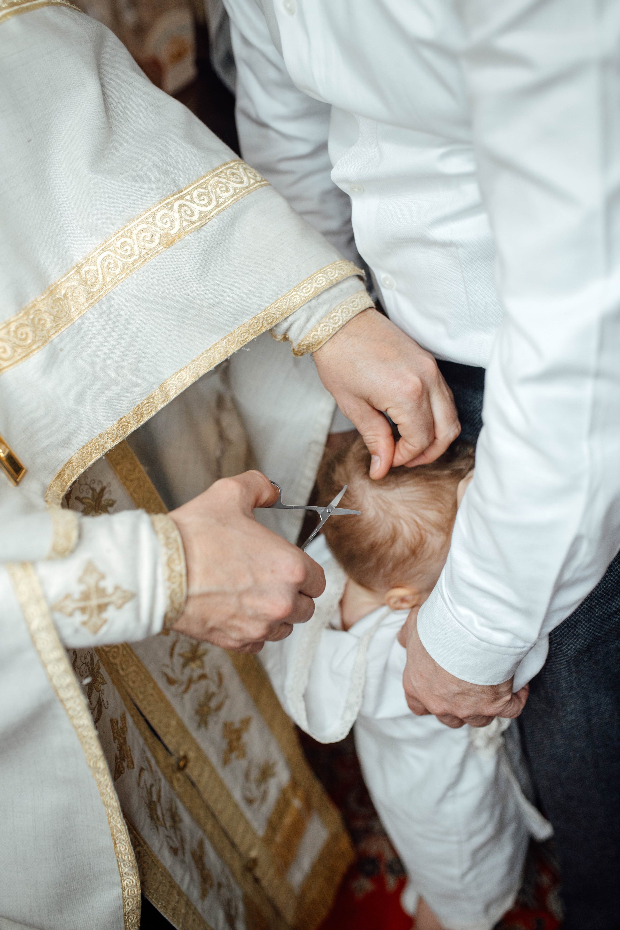 Таинство крещения Льва, храм Вознесения Господня, Ждановичи, февраль 2025