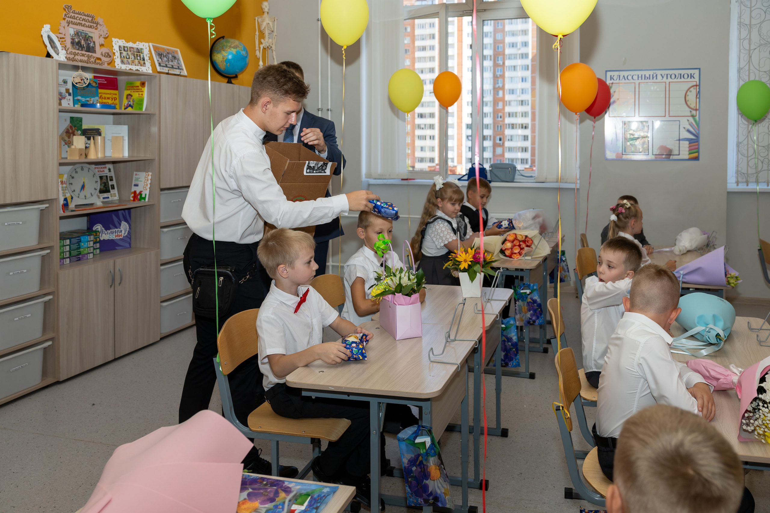 Первый раз в первый класс (репортажная съемка). Фотограф в Серпухове Наталья Руденко