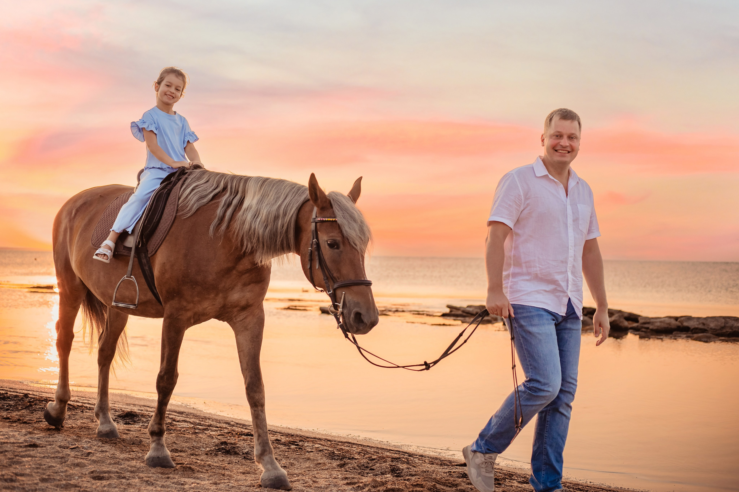 Фотосессия на море с лошадью. Фотограф в Феодосии Наталья Булгакова