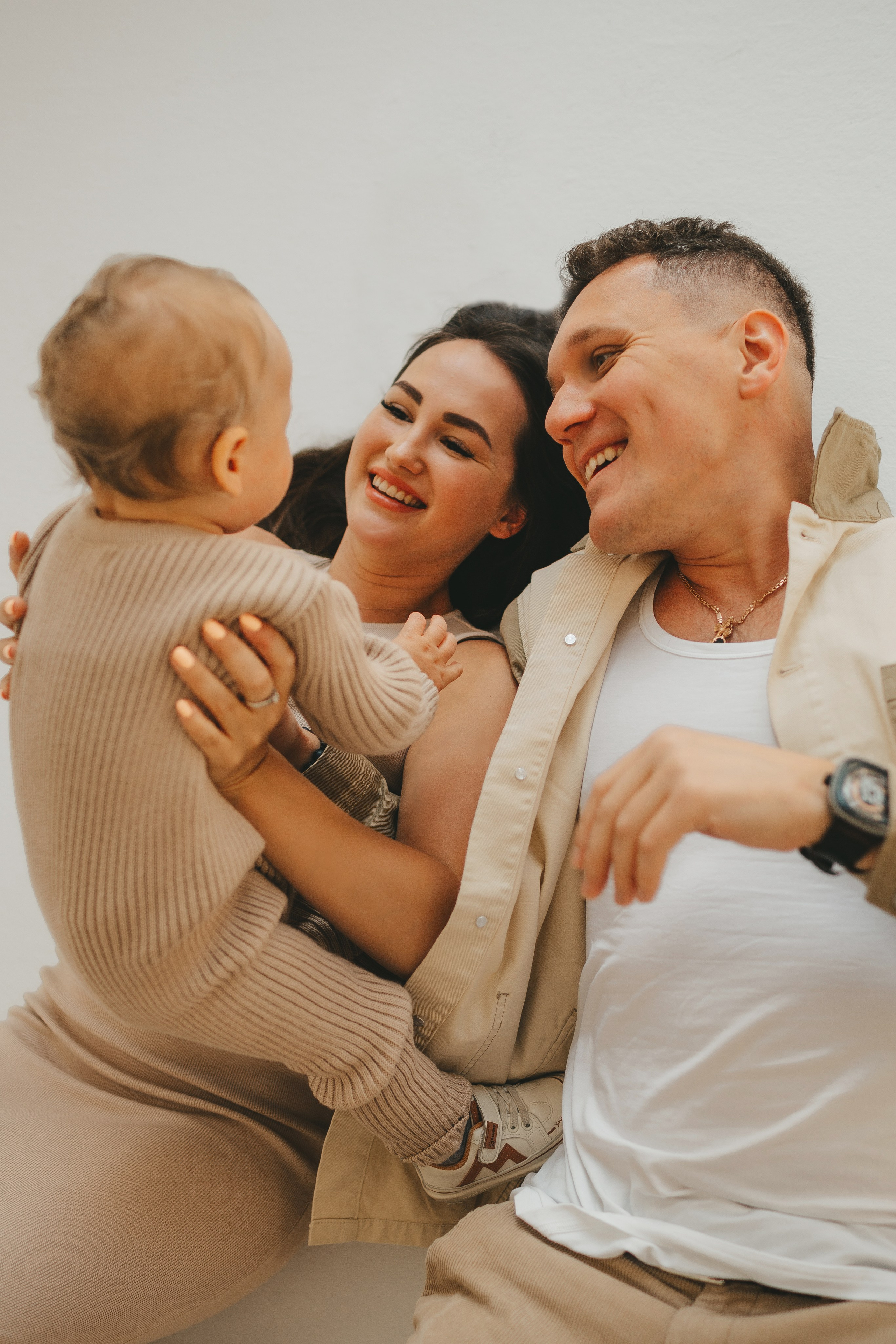 Семейная фотосессия в студии. Семейный и детский фотограф и видеограф в Москве, Дрокина Наталья