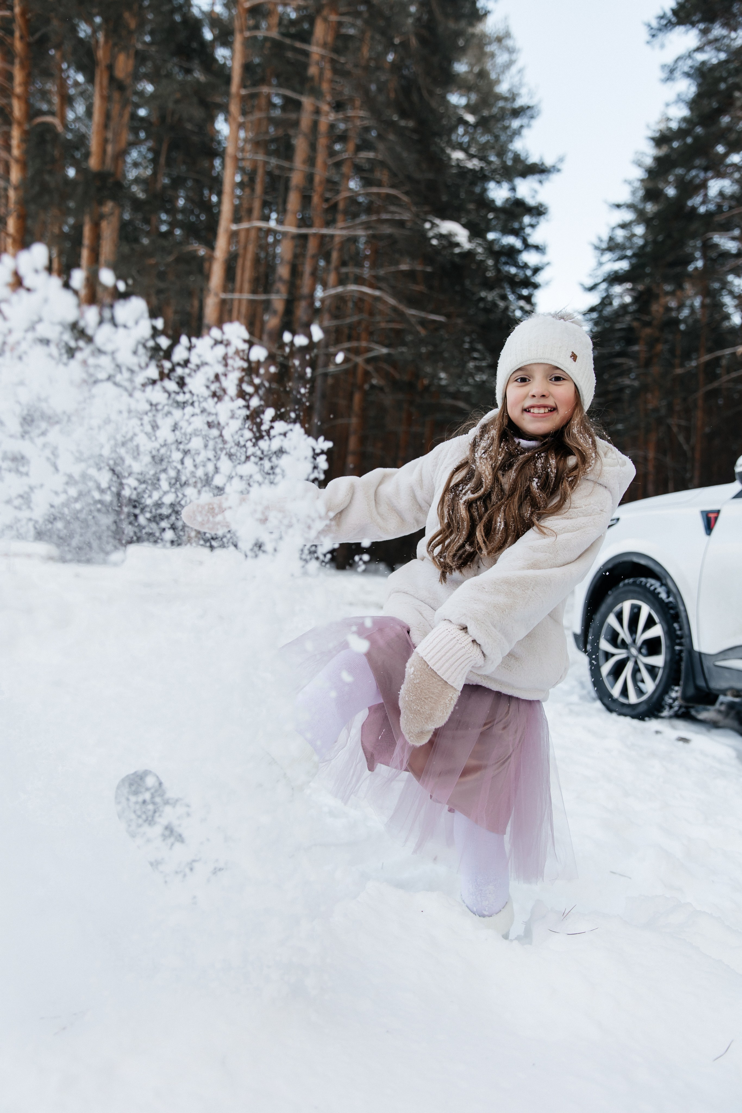 Зимняя прогулка. Свадебный и семейный фотограф у Уфе Евгения Сазонова