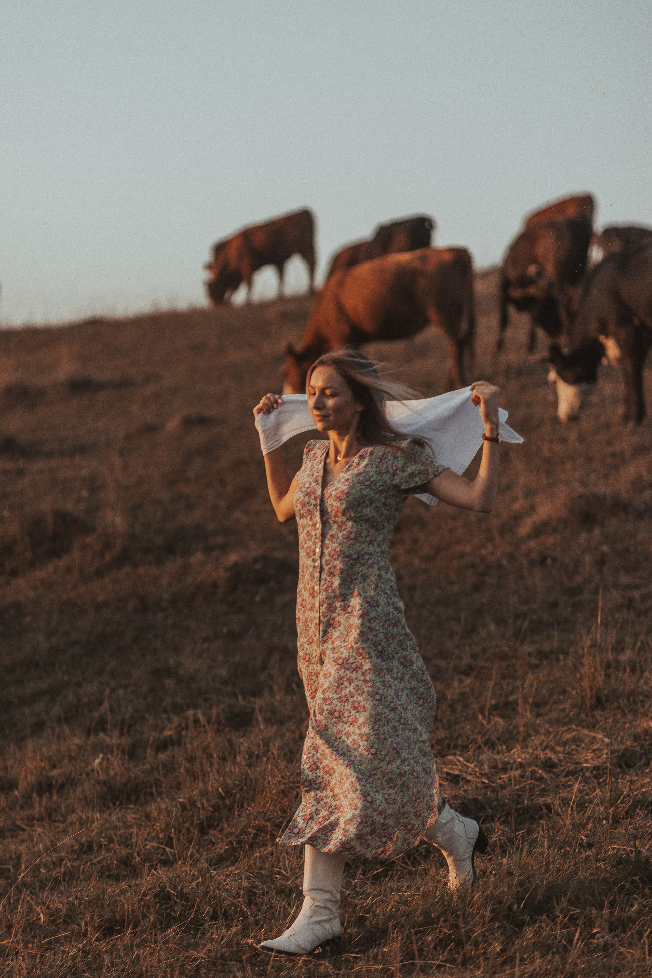 «В коровьих полях». Фотограф Анастасия Бачурина Москва/ Спб