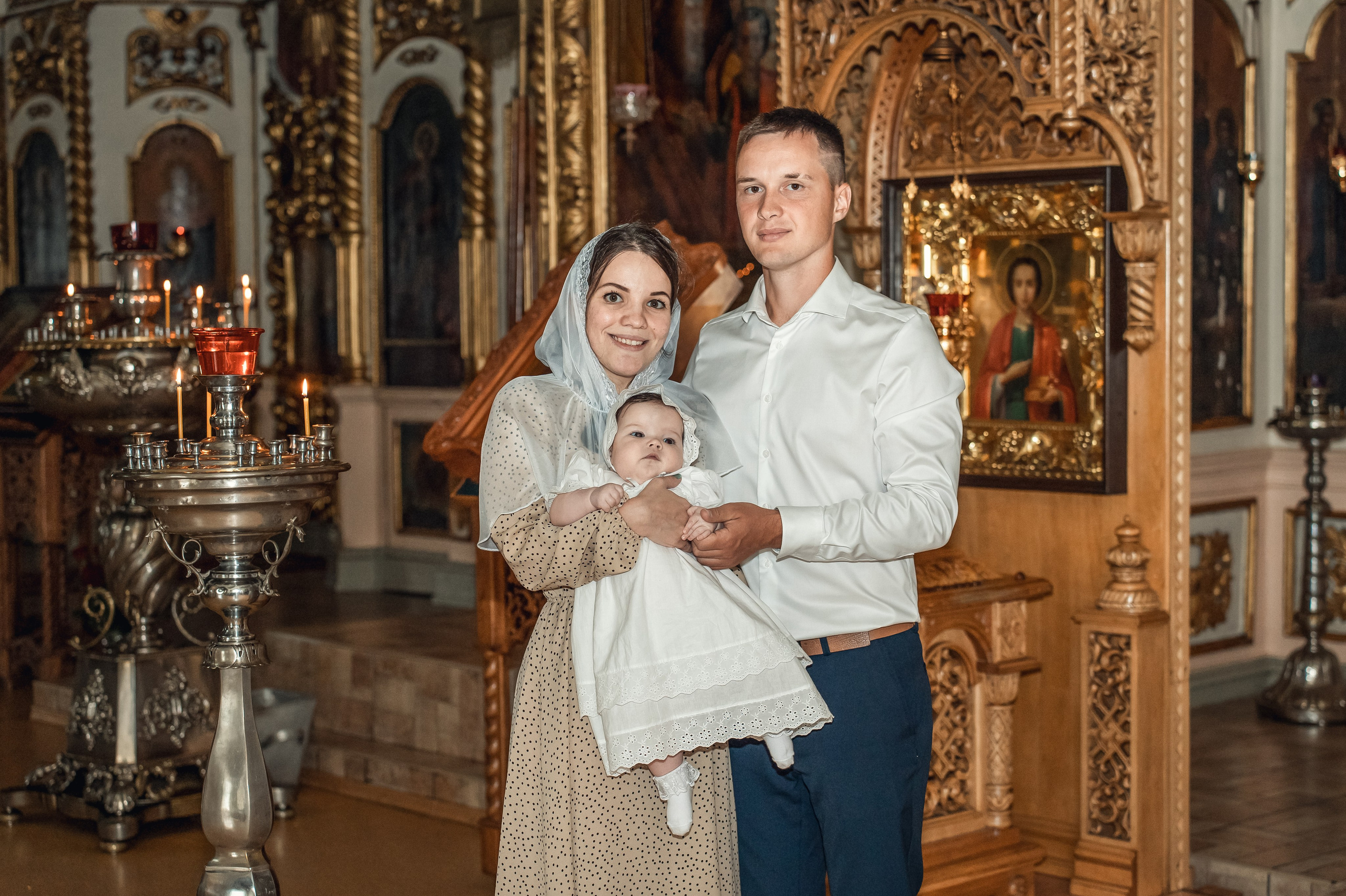 Крещение Софии в соборе Всех Святых. Фотограф на Крещение Тула и Венчание в Туле, детский и семейный фотограф