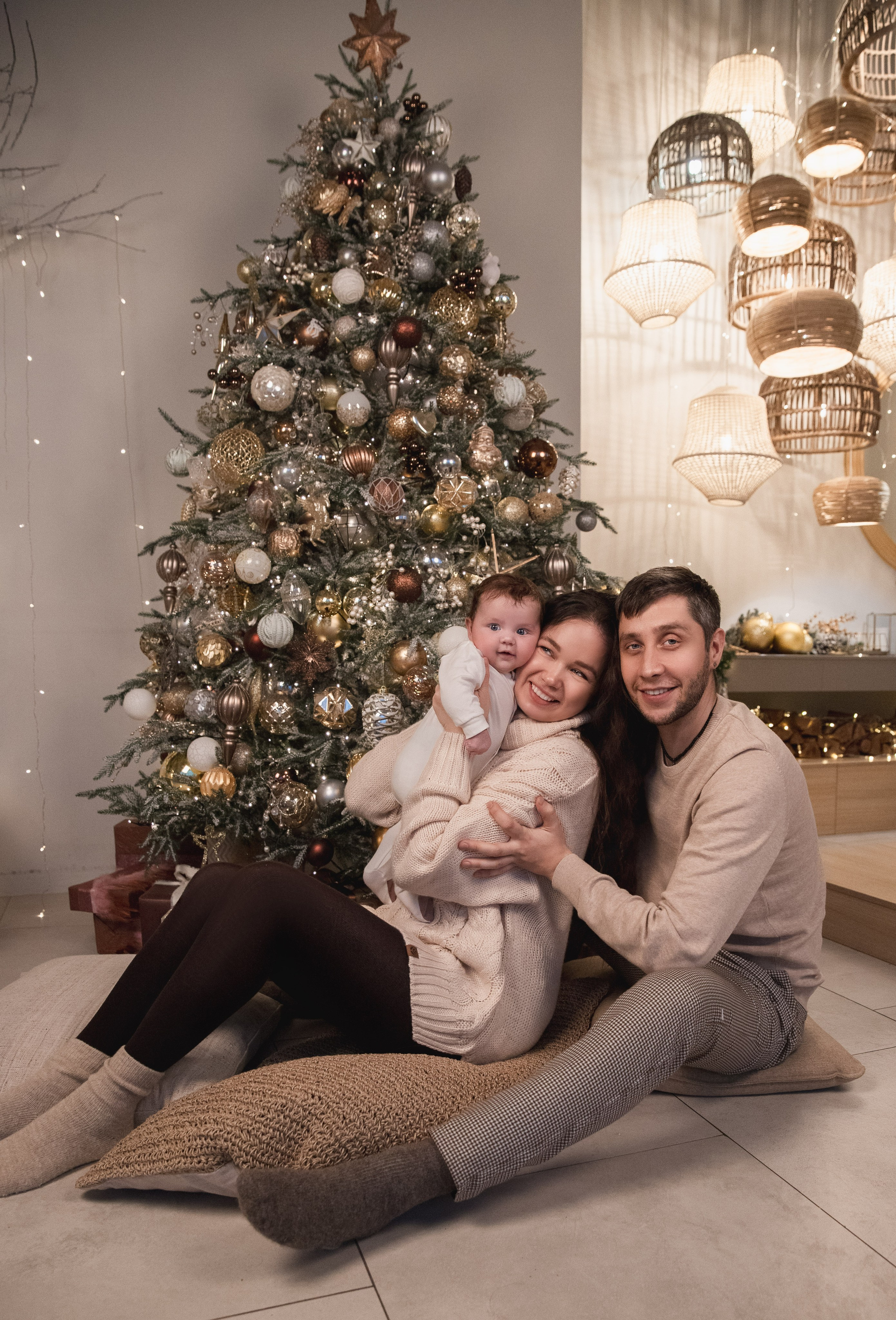 Новогодняя с малышкой. Свадебный и портретный фотограф в Москве Мария Кравченко