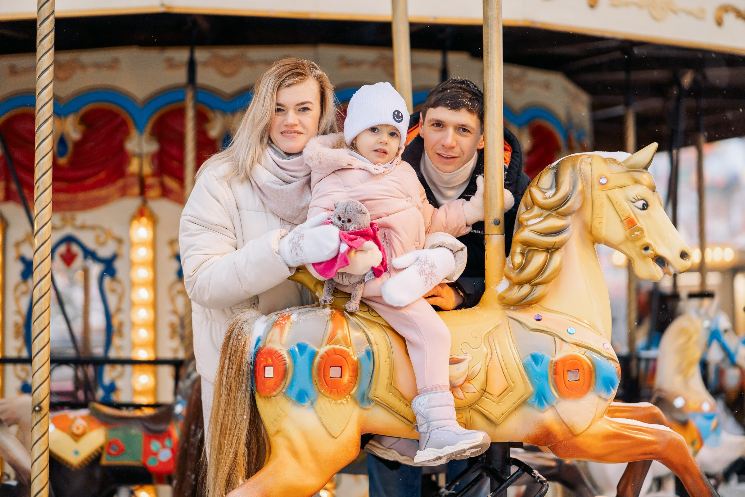 Снежный день. Семейный Фотограф в Москве Евгения Симоненко