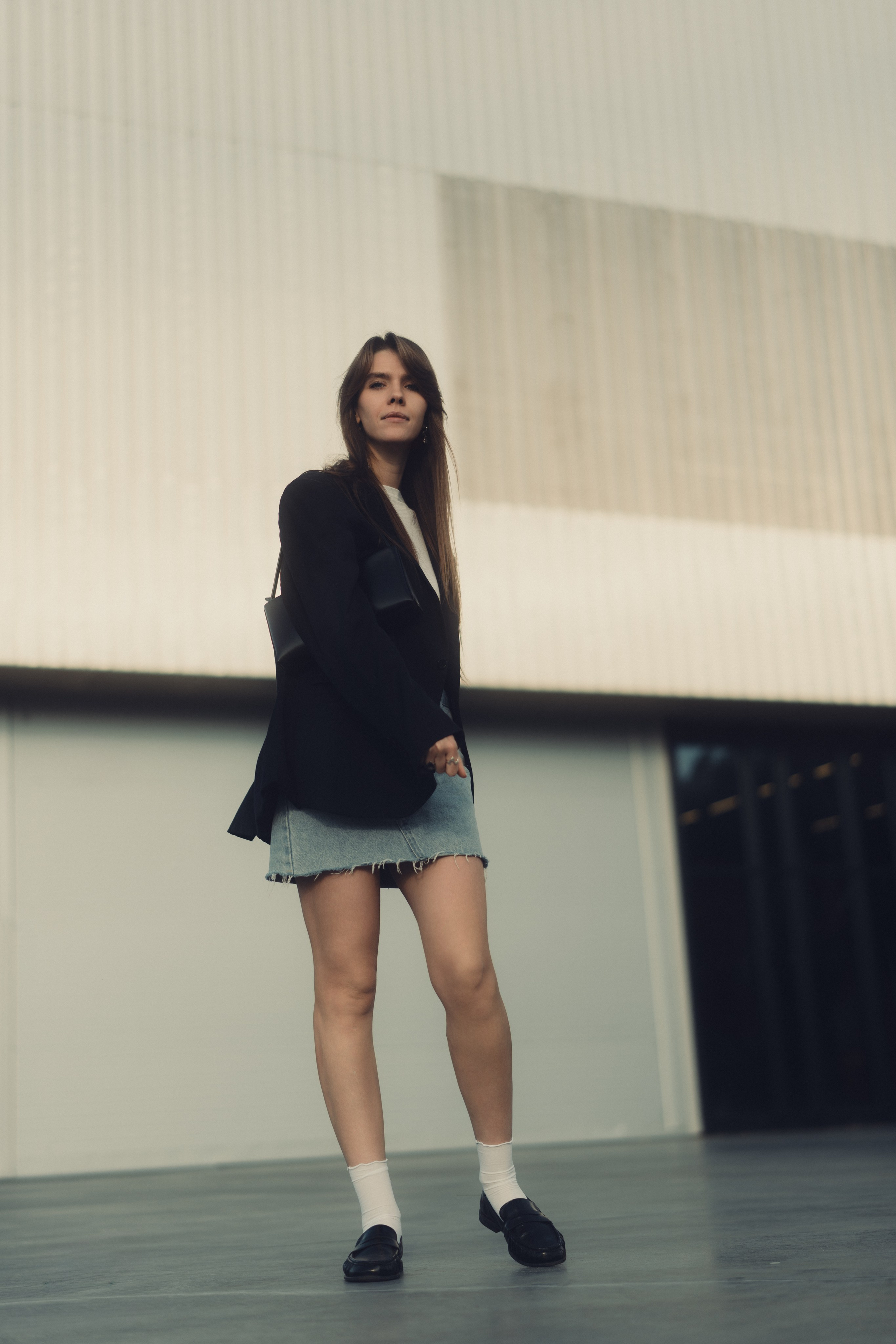 Women's portrait photo shoot at the Uram skate park in Kazan