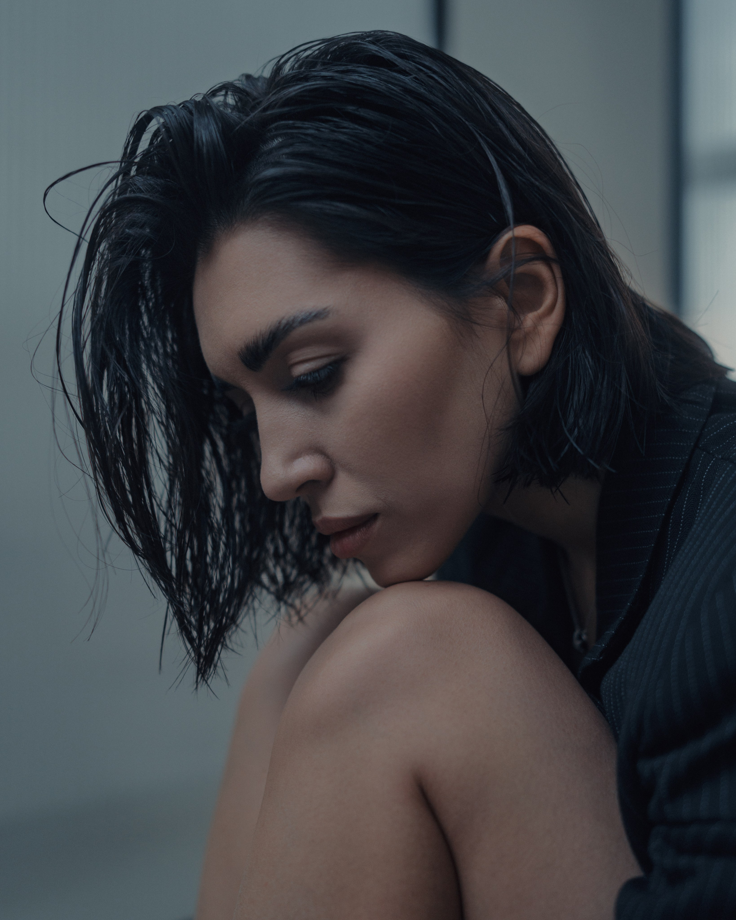 Portrait photo shoot with Camilla at the Svet studio in Kazan