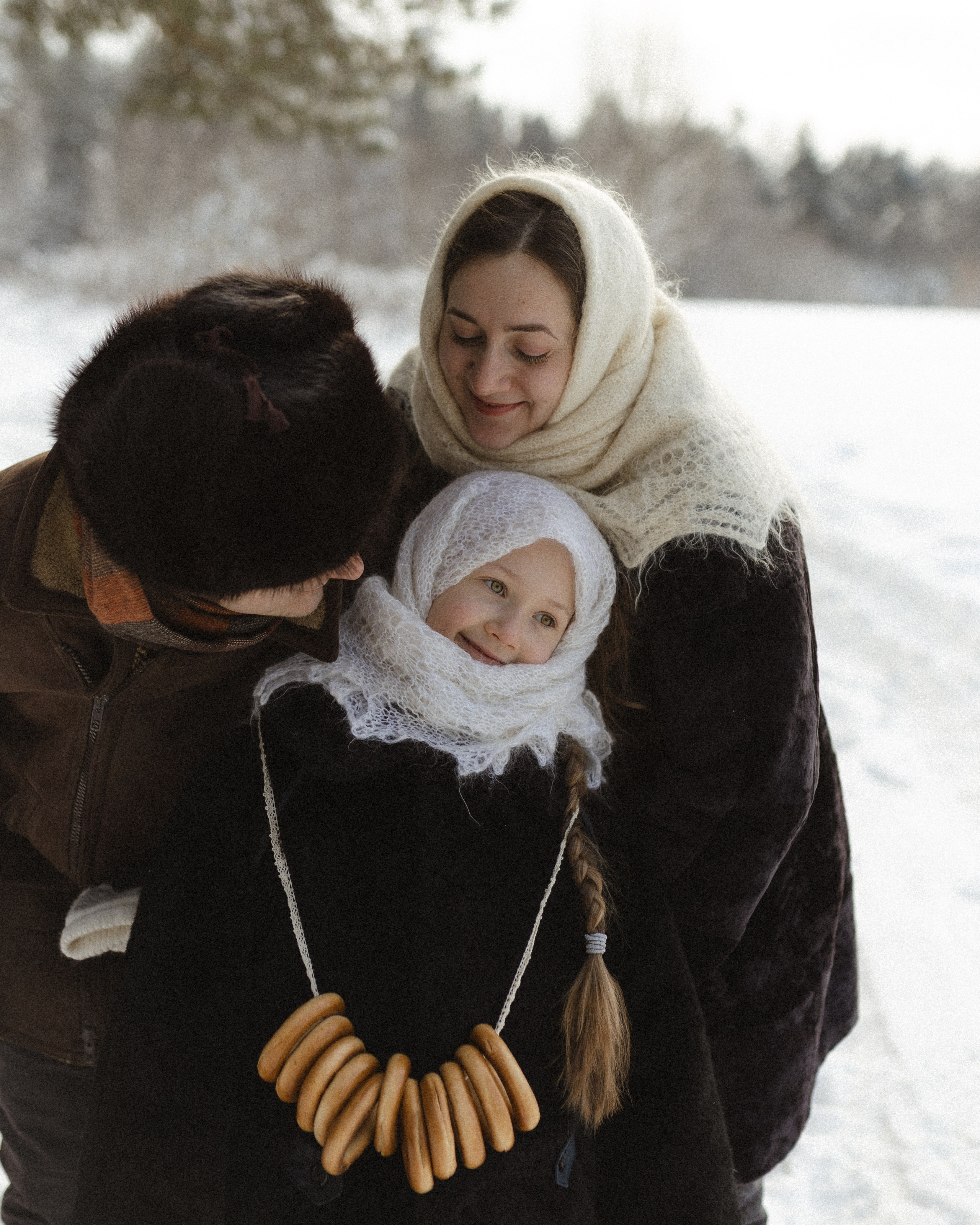 Зима не холодная, когда рядом свои. Семейный фотограф в Москве Алина Савченко