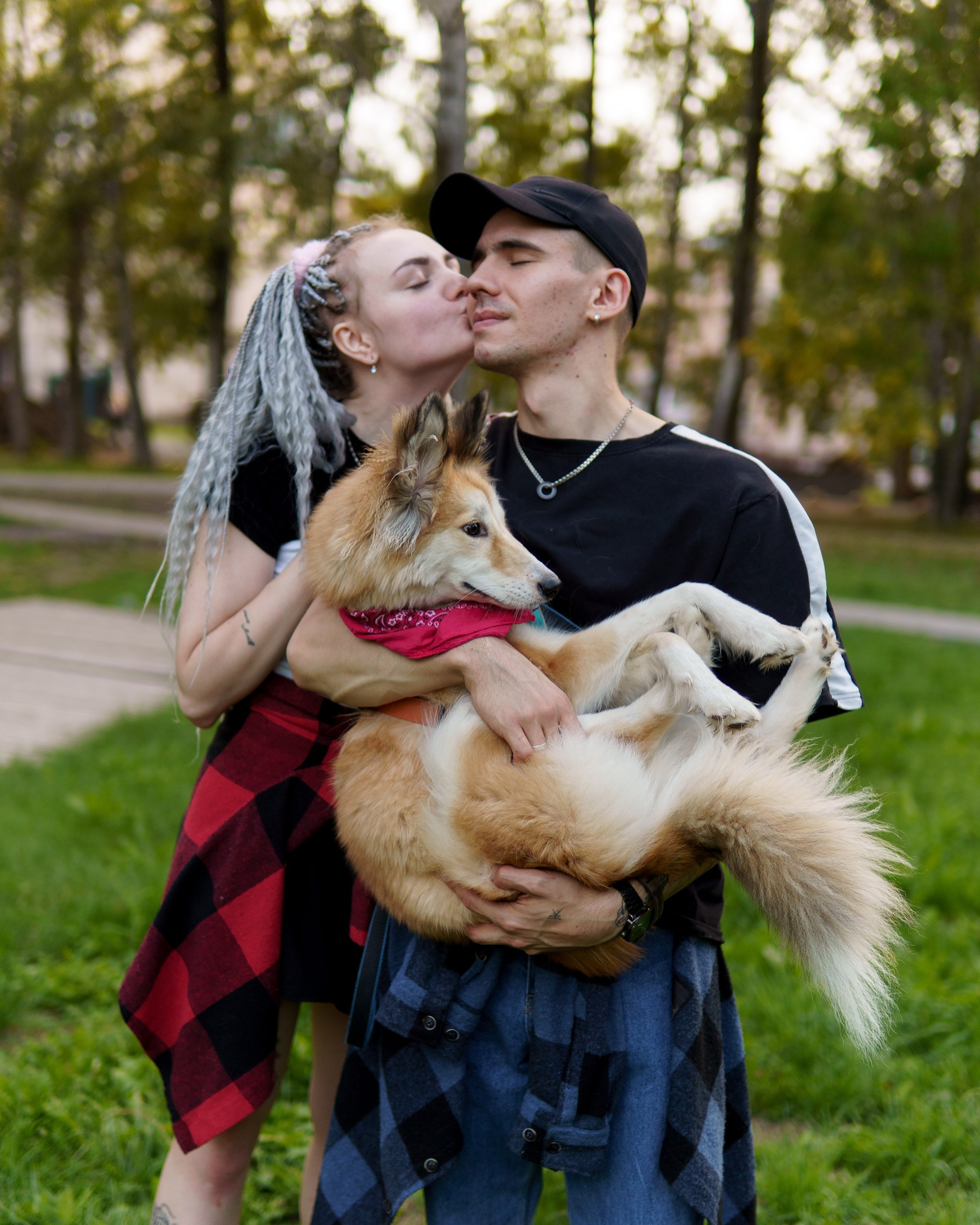 С питомцами. Hannanovmoments