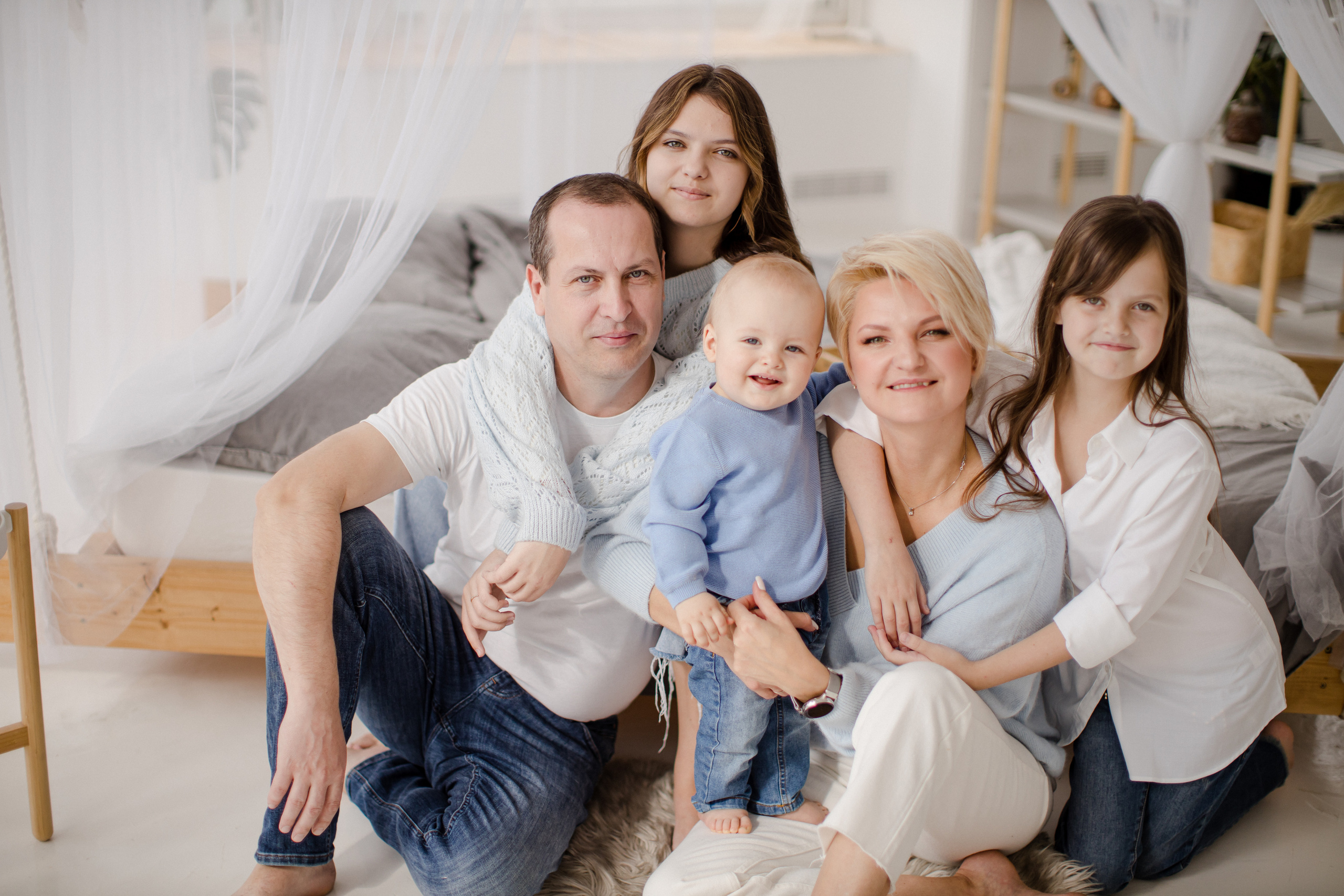 Яна с семьей. Семейный и детский фотограф в Москве Кузьмина Мария