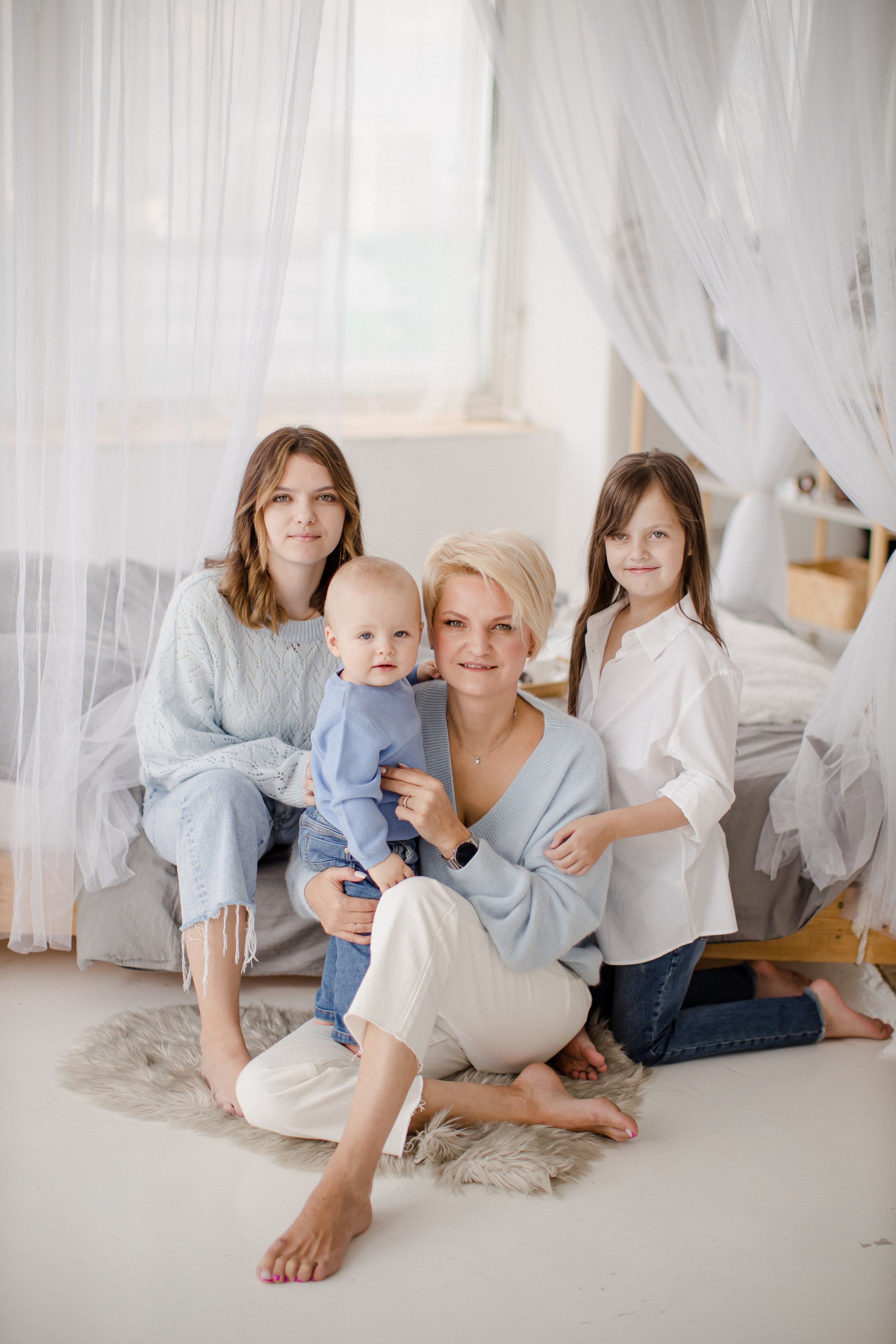 Яна с семьей. Семейный и детский фотограф в Москве Кузьмина Мария