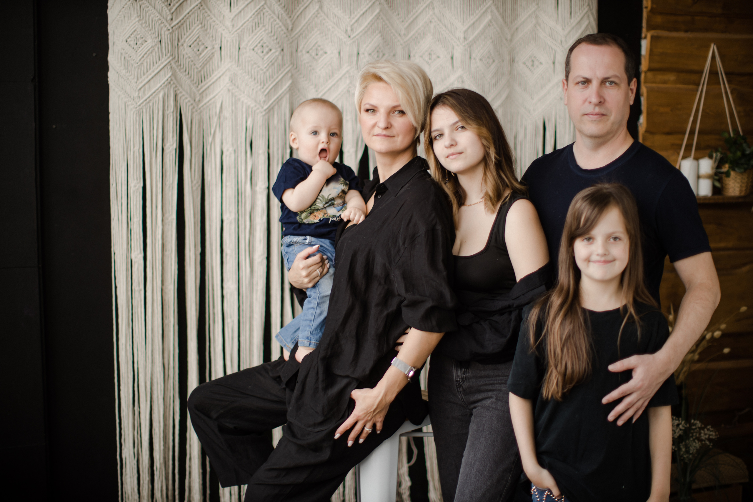 Яна с семьей. Семейный и детский фотограф в Москве Кузьмина Мария