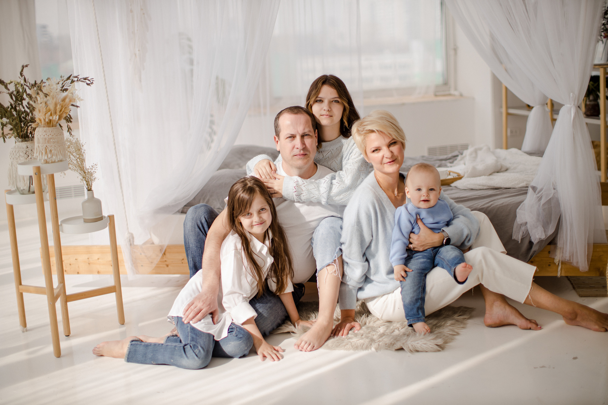 Яна с семьей. Семейный и детский фотограф в Москве Кузьмина Мария