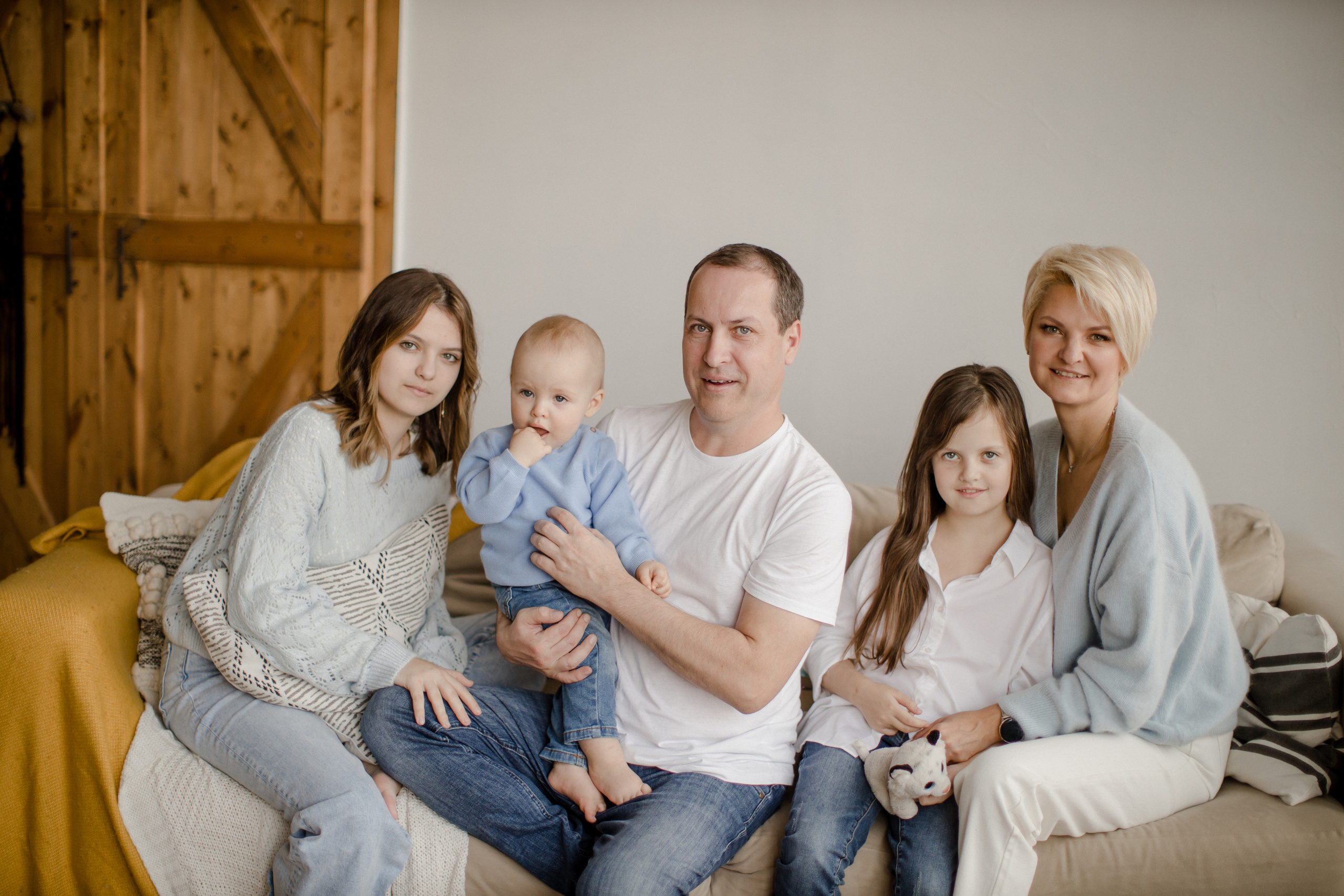 Яна с семьей. Семейный и детский фотограф в Москве Кузьмина Мария