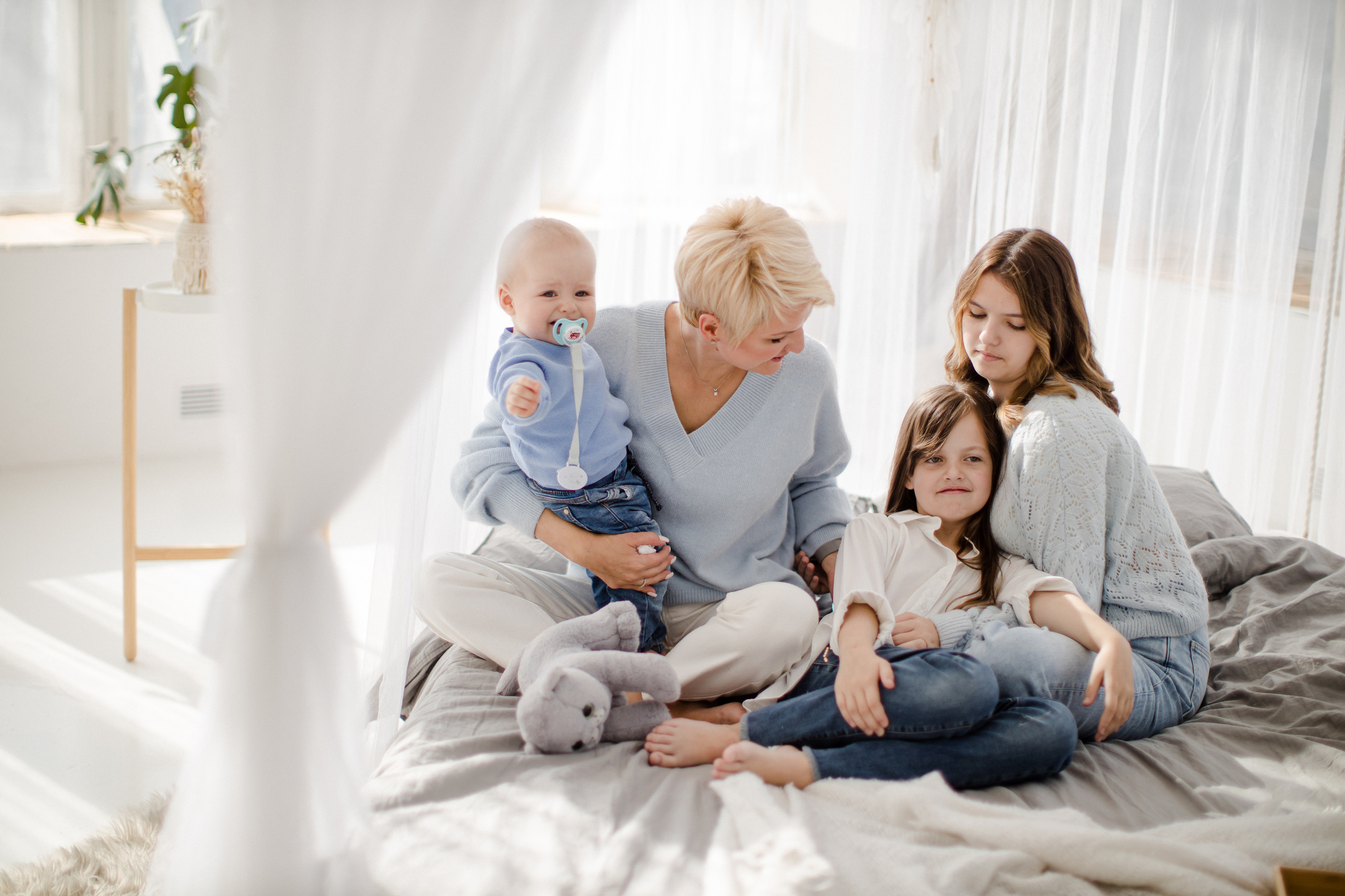 Яна с семьей. Семейный и детский фотограф в Москве Кузьмина Мария