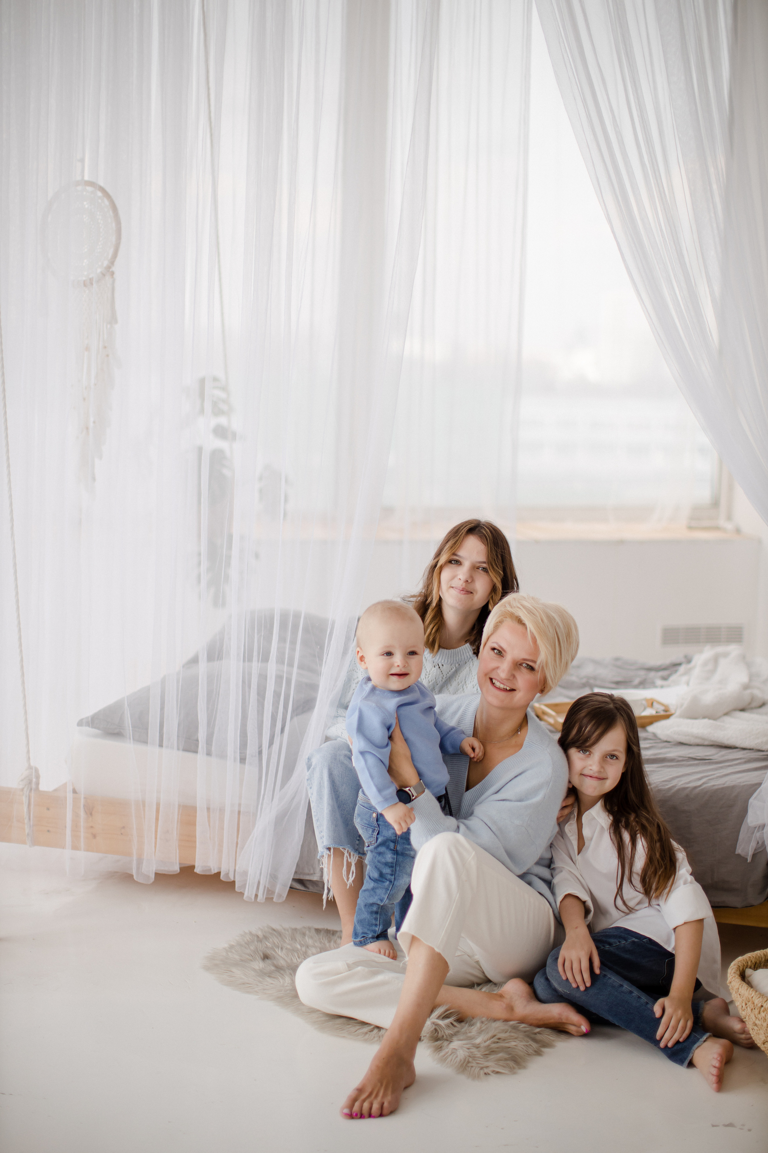 Яна с семьей. Семейный и детский фотограф в Москве Кузьмина Мария