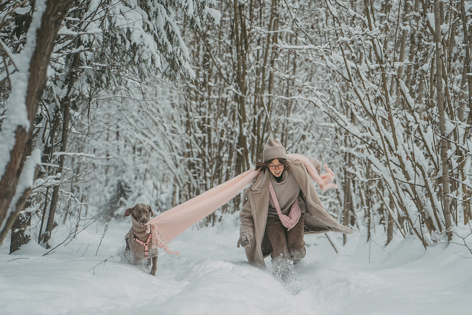 Лена и Фанни. Фотограф анималист в Москве и Санкт-Петербурге Свиридова Анна