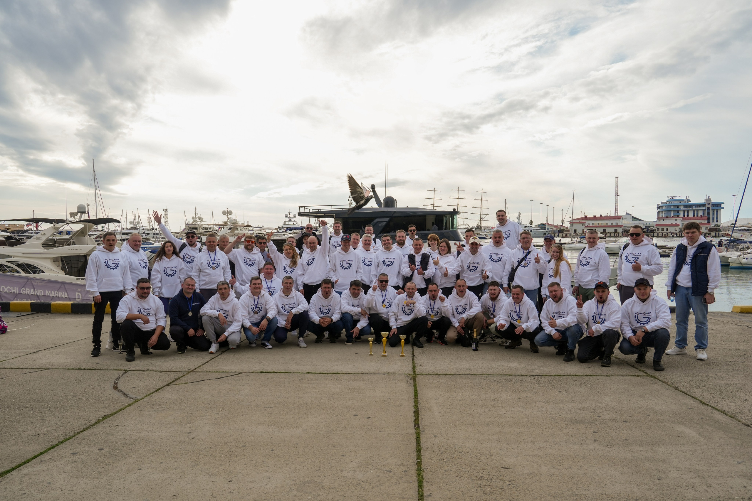 Яхтенная регата для компании Агрегатка. Репортажный фотограф в Красной Поляне и Сочи Павлюченко Екатерина