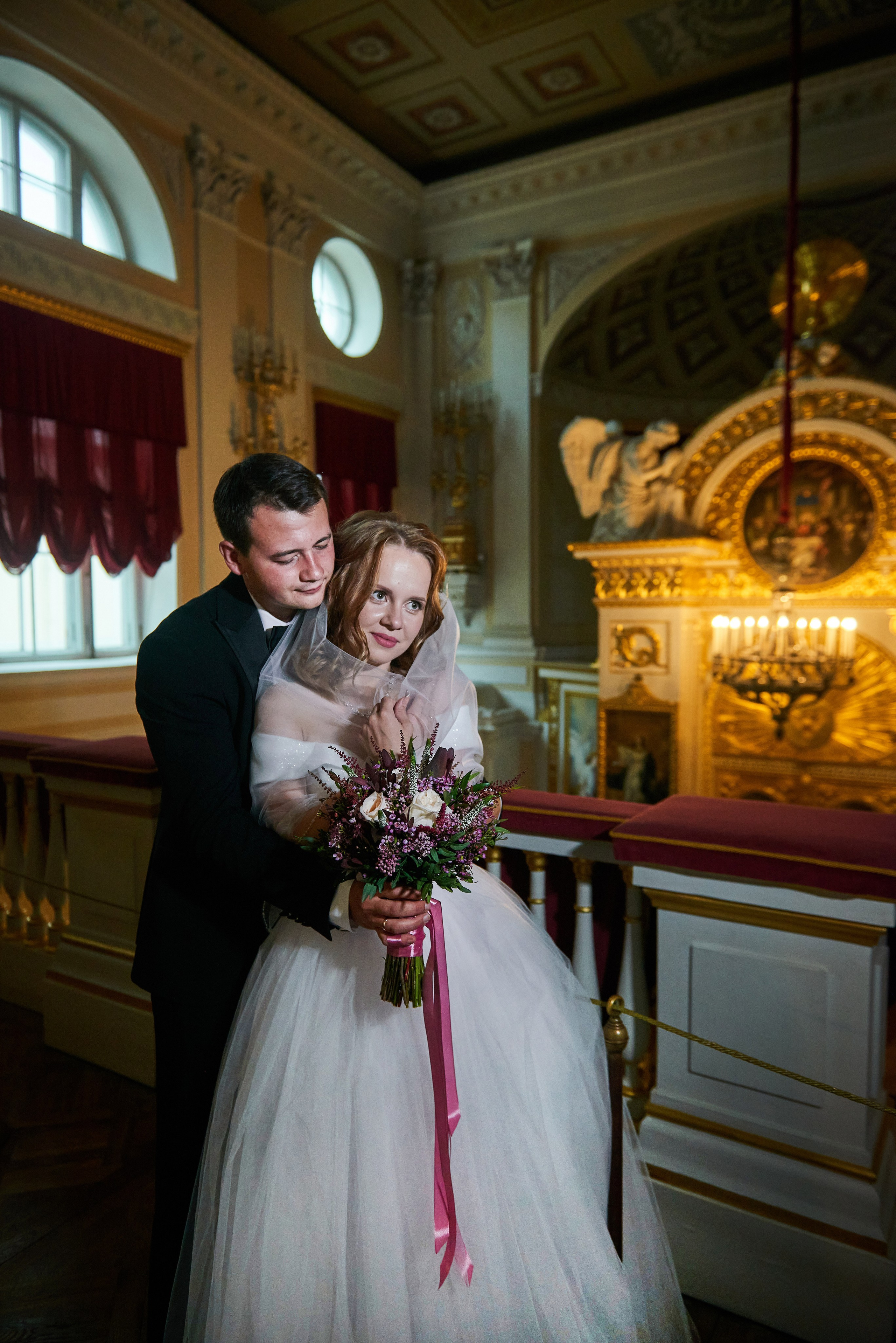 Екатерина и Александр (свадебная фотосессия в Павловском Дворце). Портретный, семейный и свадебный фотограф в Санкт-Петербурге и в Пушкине Ширяев Денис