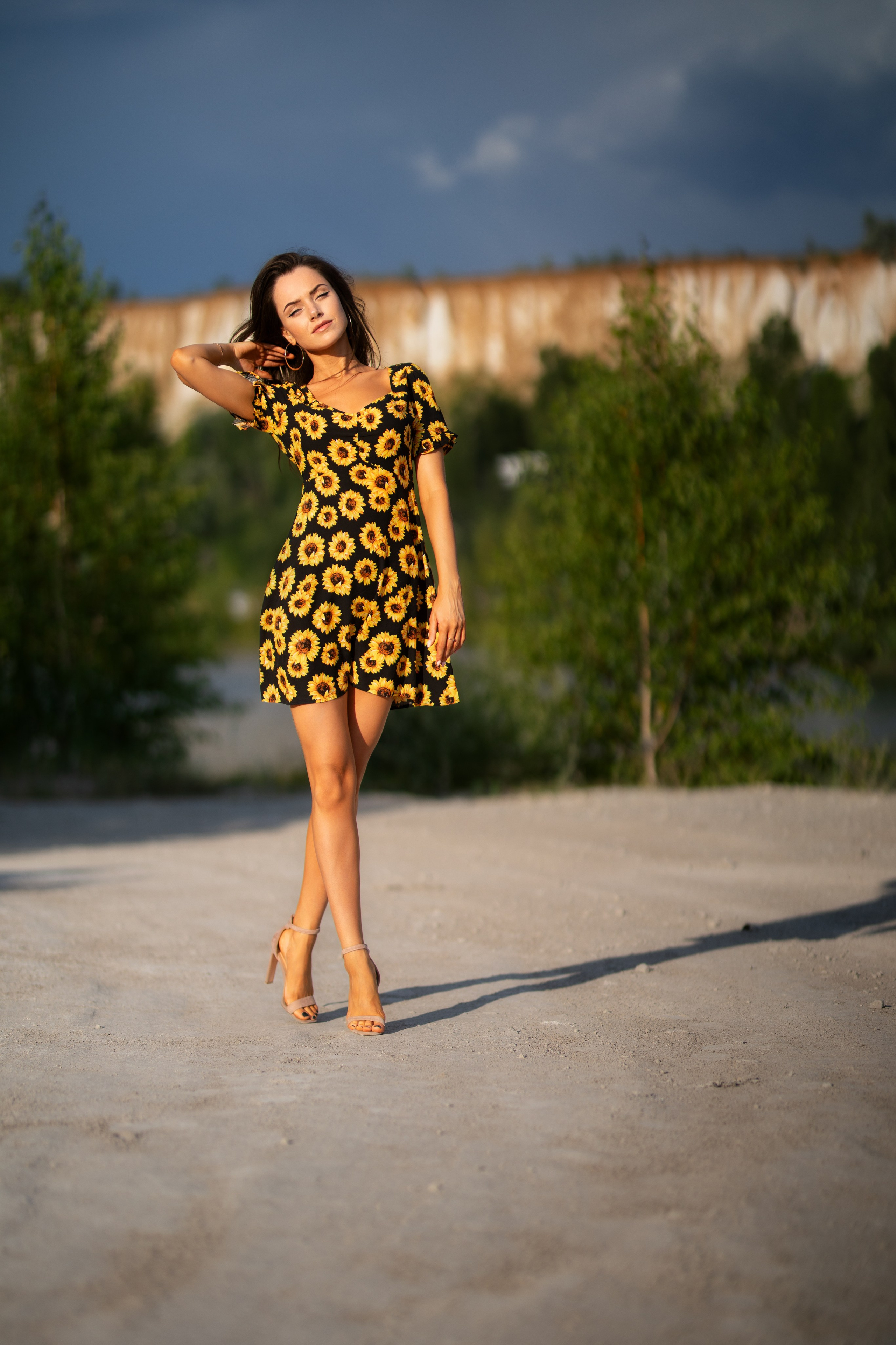 Летняя съемка с Екатериной на природе в парке Белый Колодец в формате для «себя»