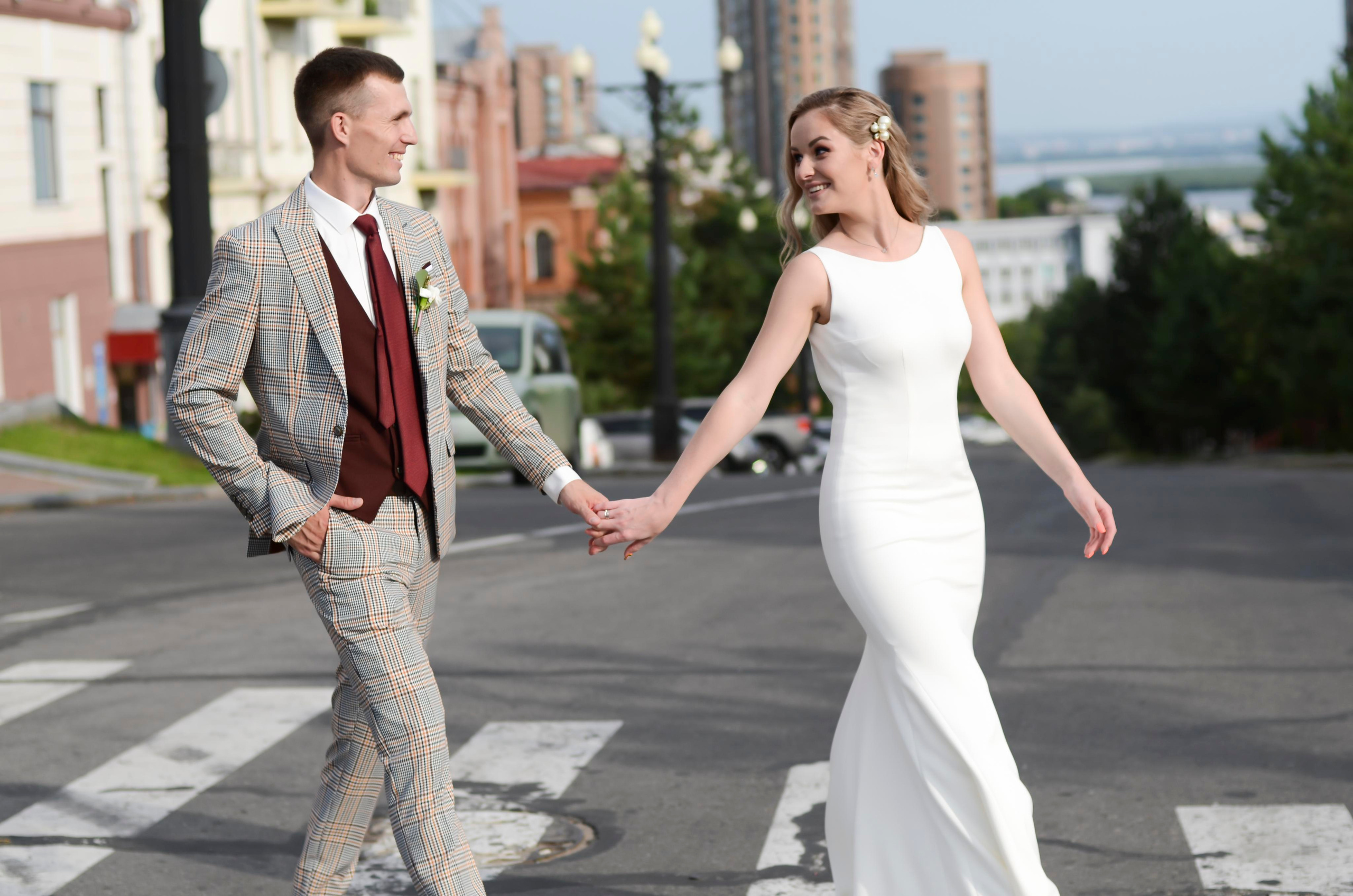 Свадьба Инессы и Максима (Прогулка). Свадебный и семейный фотограф в Хабаровске Оксана Новикова