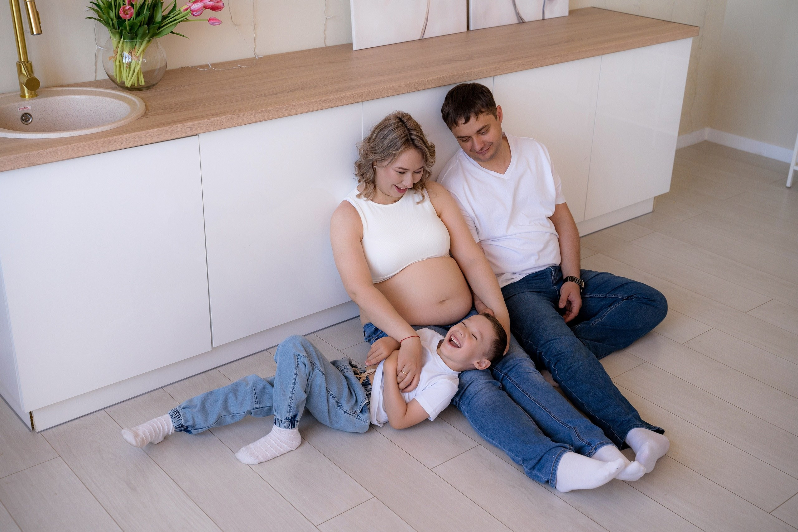 Фотосессия беременности Пакет Люкс. Фотостудия Малина в городе Улан-Удэ. Фотограф Ирина Жарникова