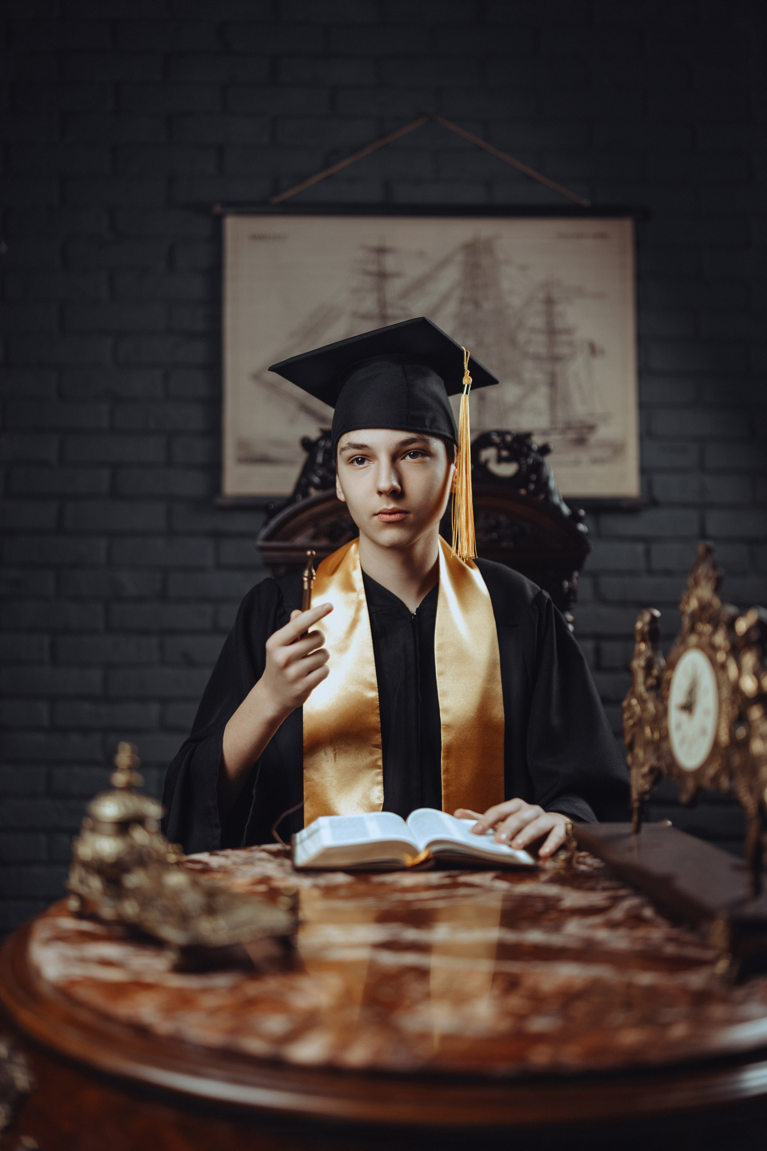 Стилизованный выпуск лицея. Фотограф Олег Сотник