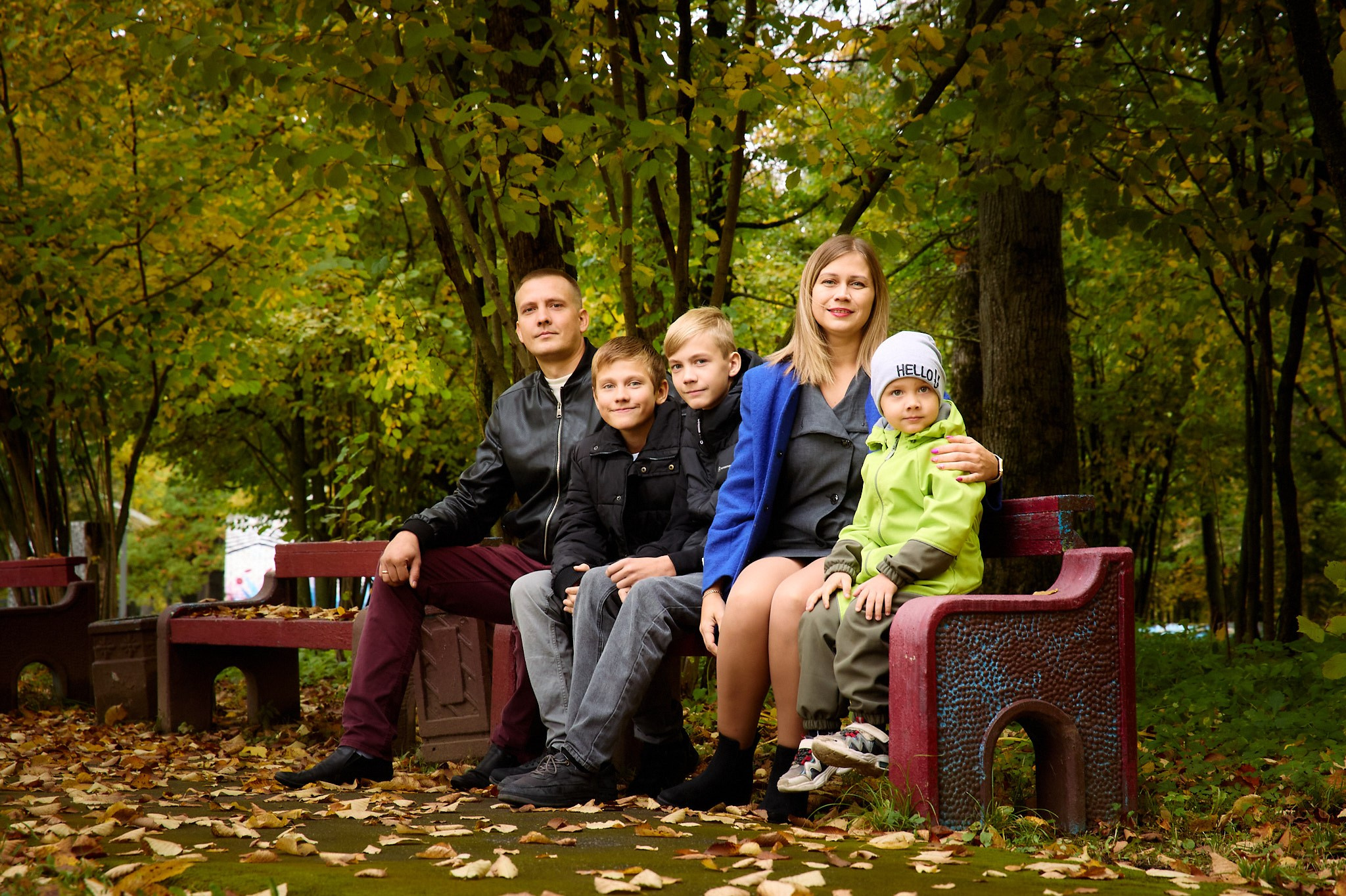 Прогулка с семьёй Виктора и Екатерины. Свадебный и семейный фотограф в г. Волхов Алексей Кочерыжкин