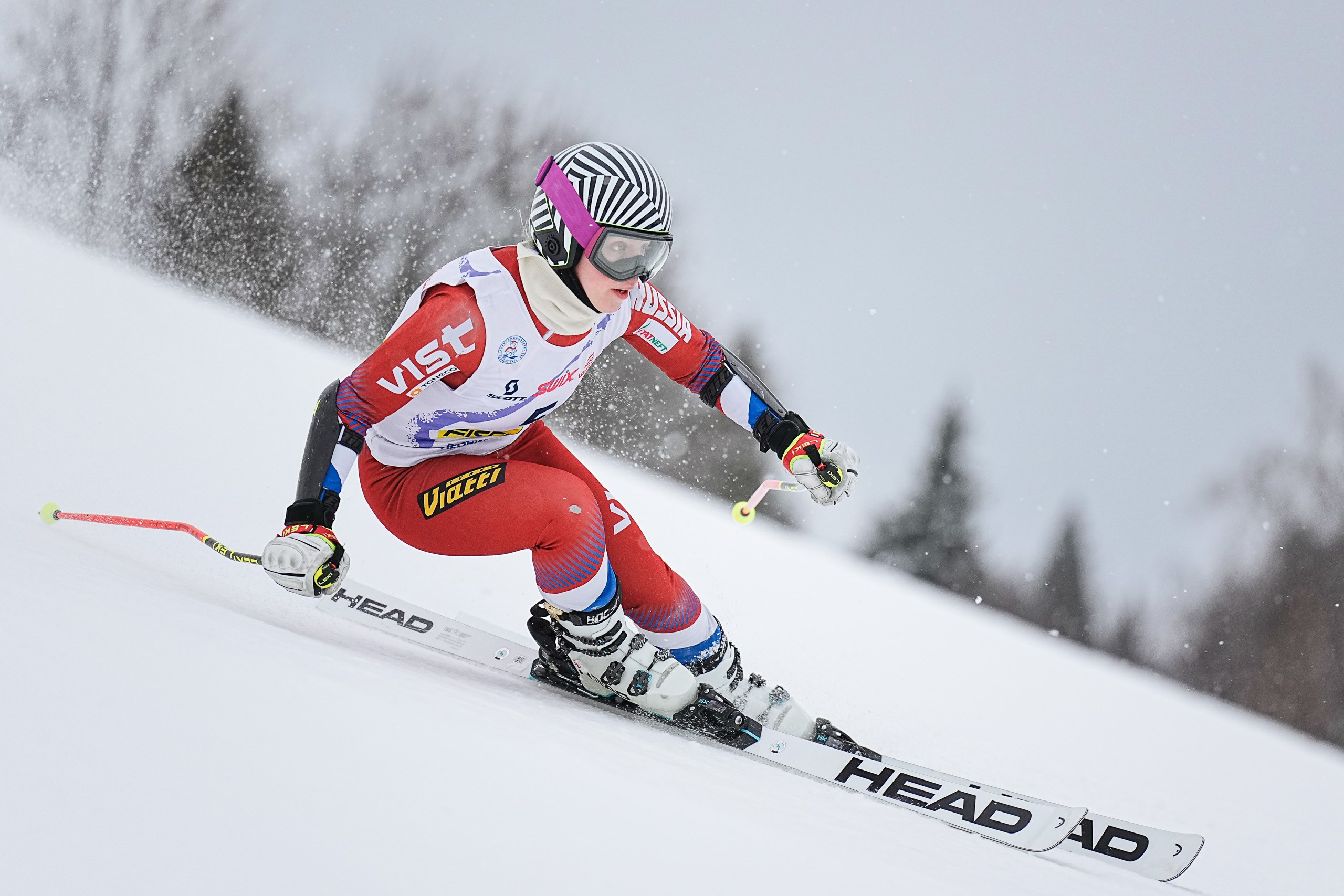 Горные лыжи. Первенство Центрального Федерального Округа. GS U16 Шуколово. Фотограф Студитский Евгений