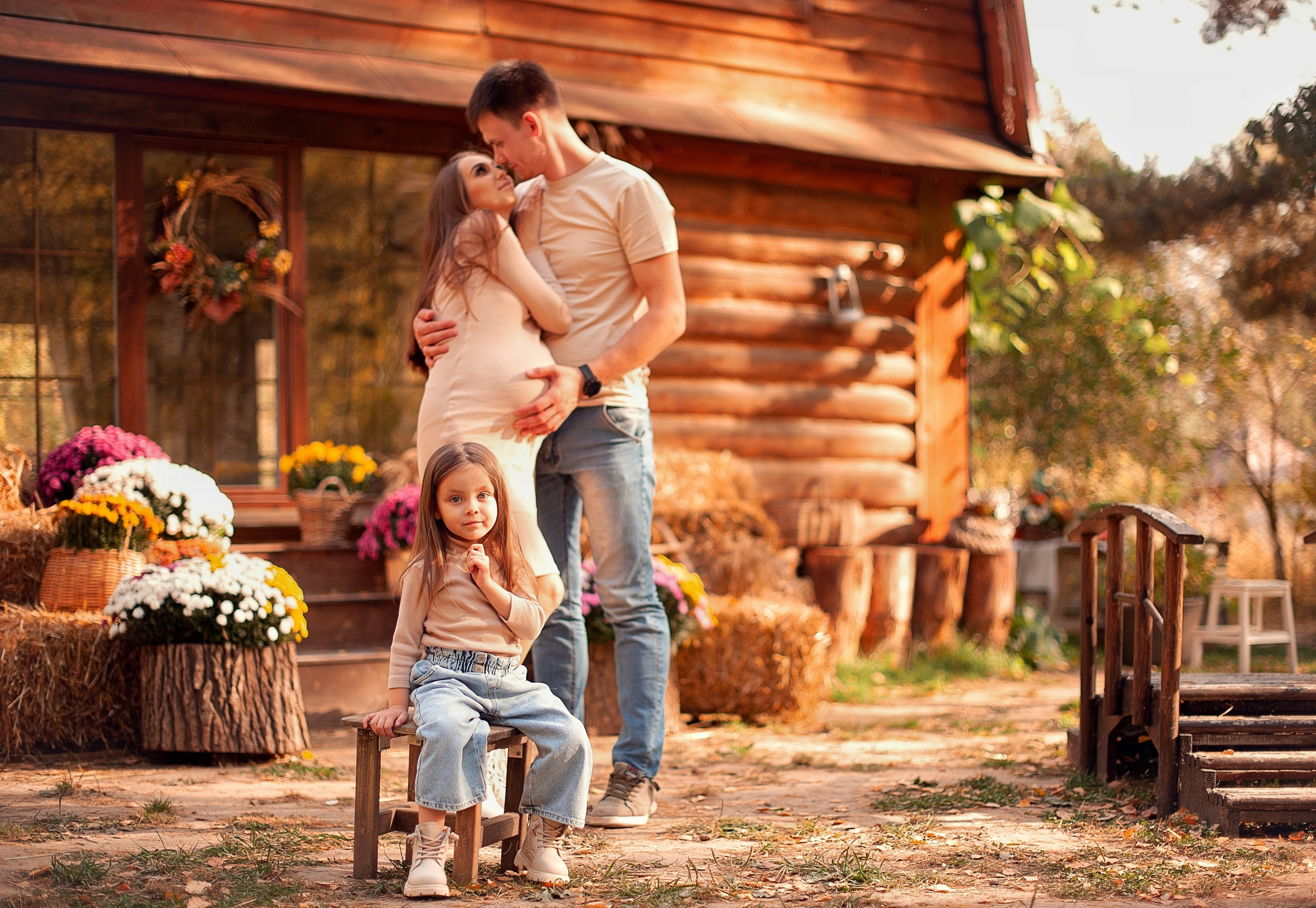 Валерий, Кристина и Мия. Семейный и детский фотограф в Казани Виктория Мерхи