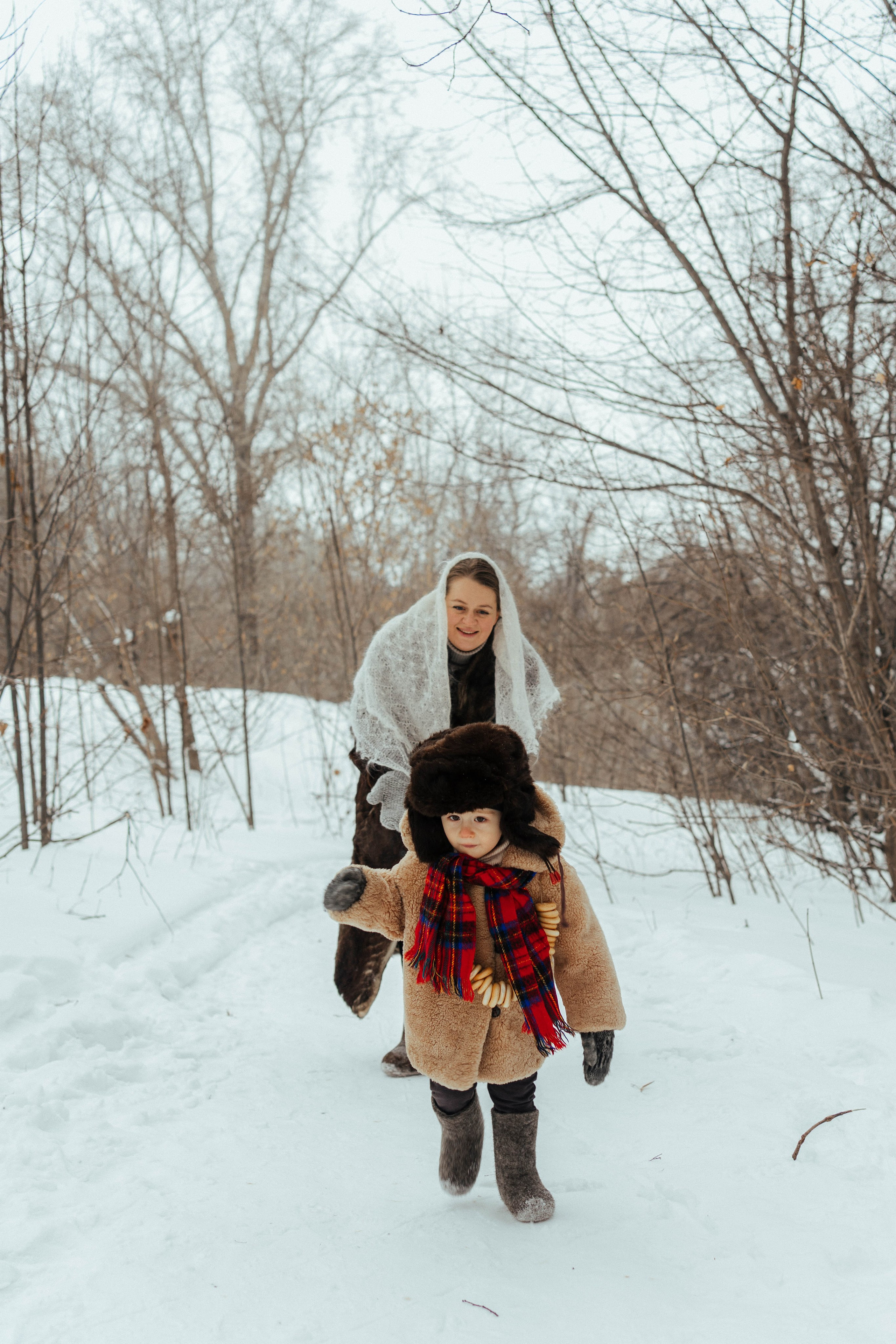 Фотопроект «Зимний лес». Семейный и детский фотограф новорожденных Ульяновск