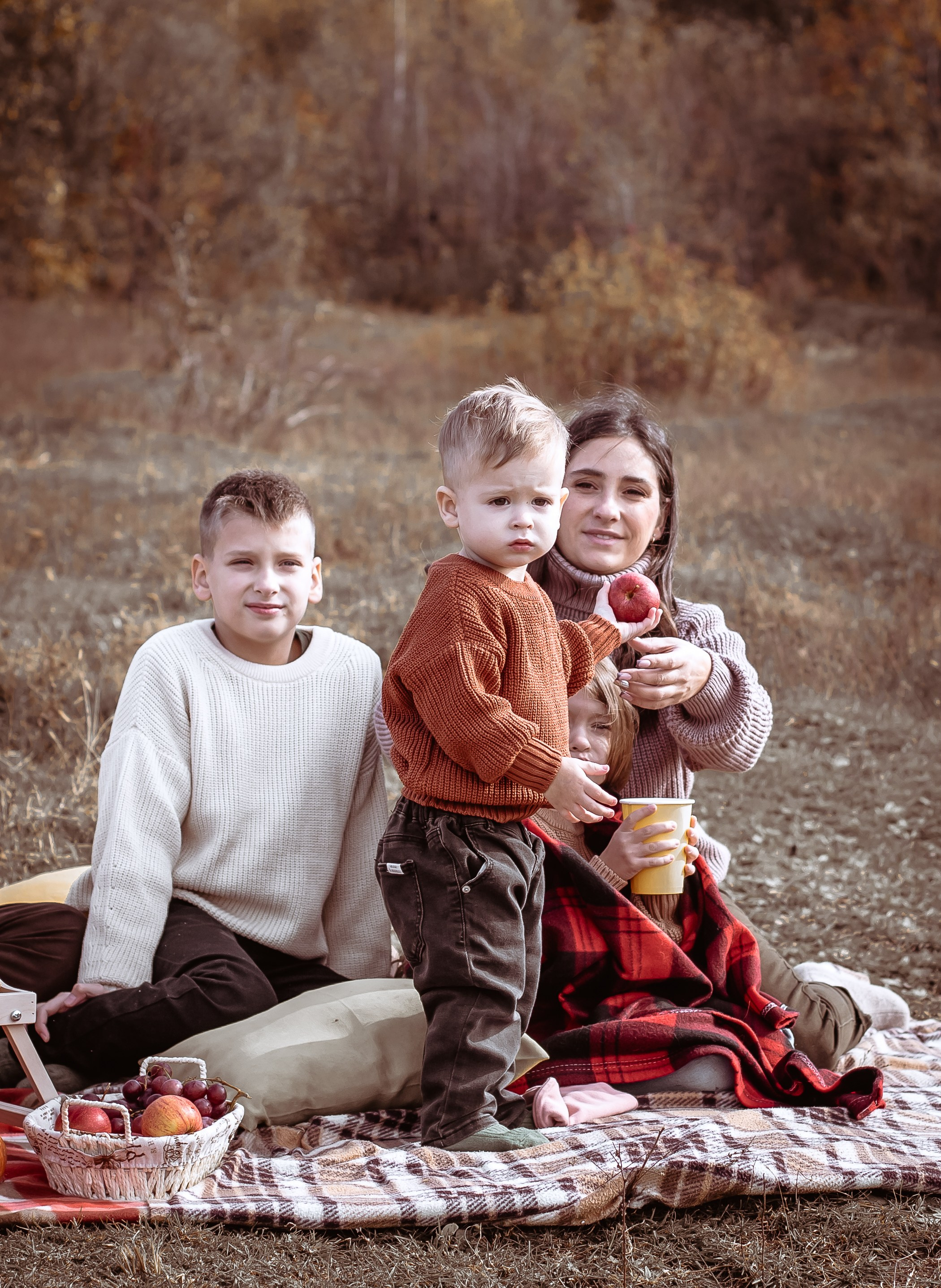 Пикник осень. Семейный и детский фотограф в Хабаровске Алевтина Проскурякова
