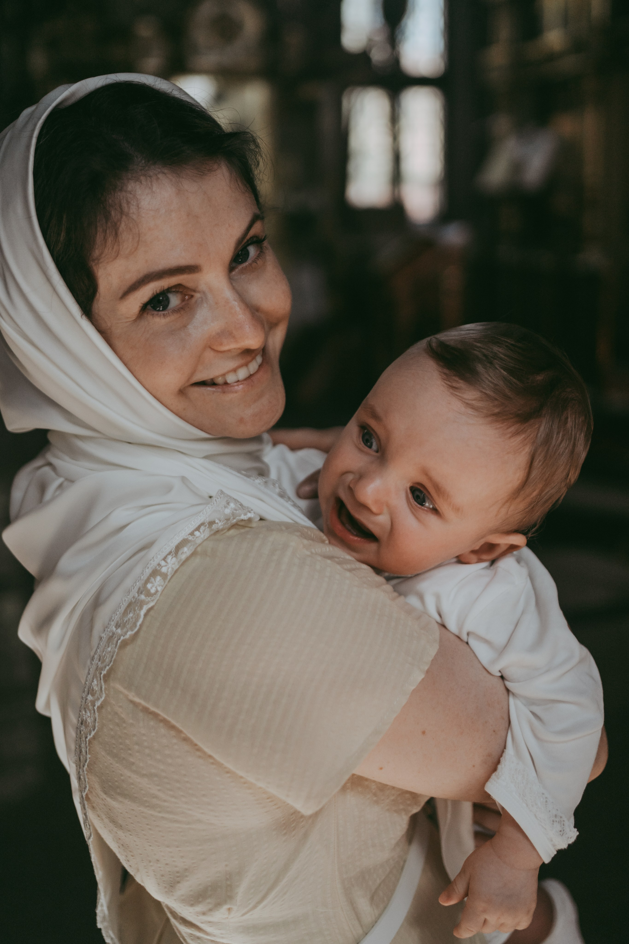 Крещение Стаса. Семейный фотограф в Москве и Подмосковье Иванова Нина