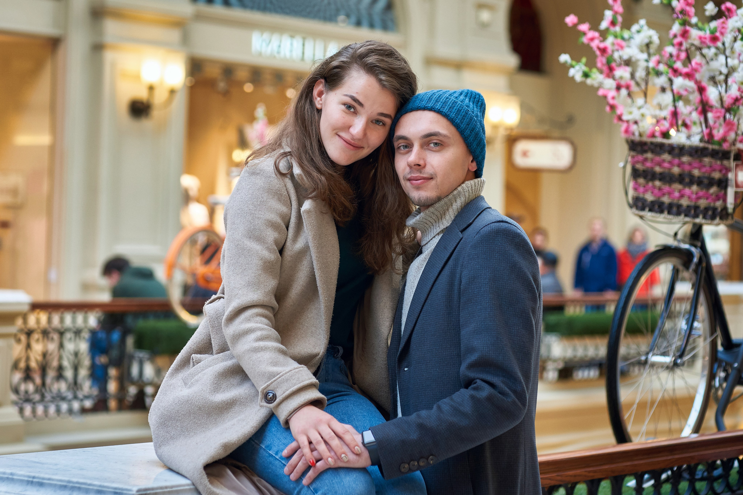 Портретная фотография в ГУМе, Москва