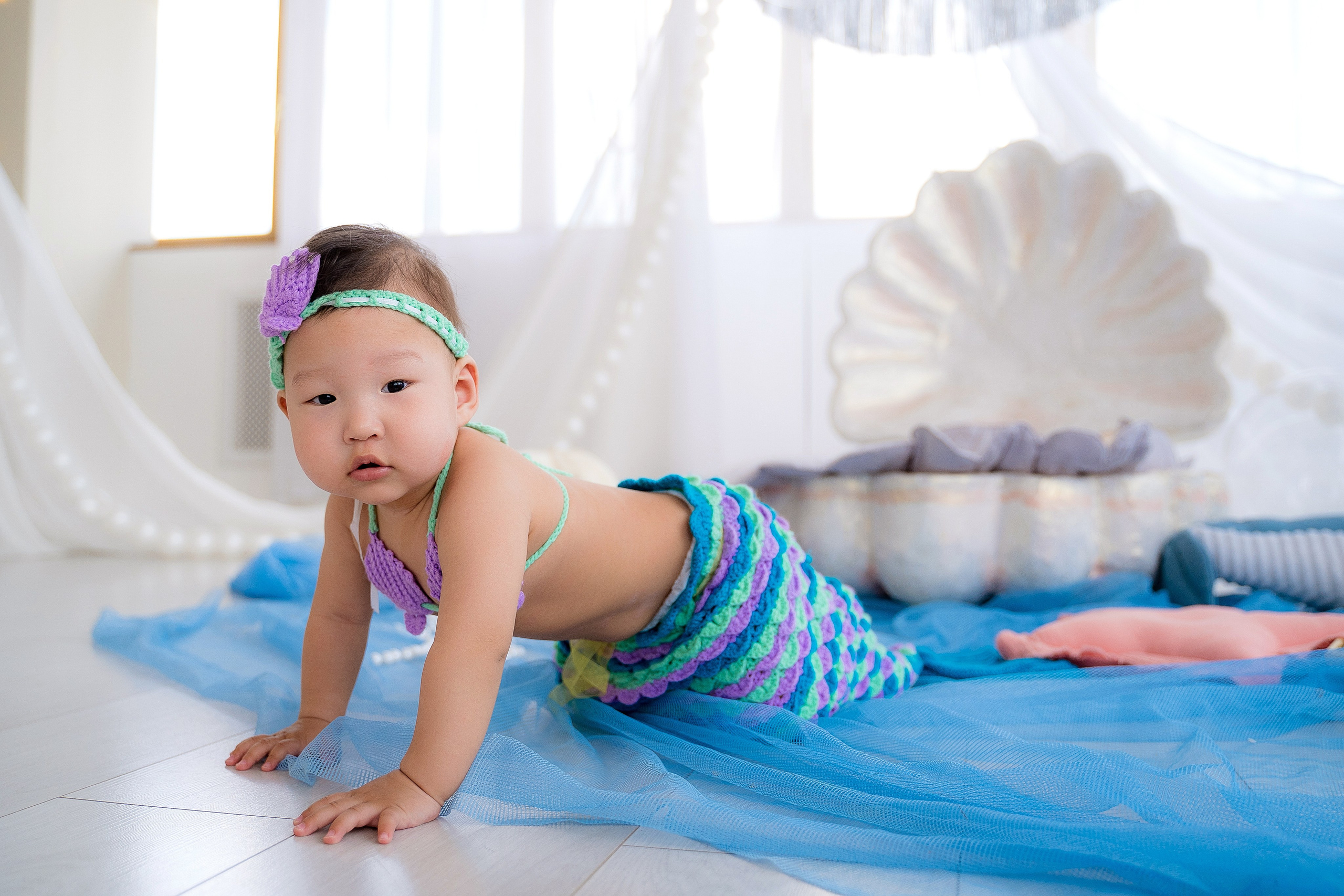 Русалочка. Фотостудия Малина в городе Улан-Удэ. Фотограф Ирина Жарникова