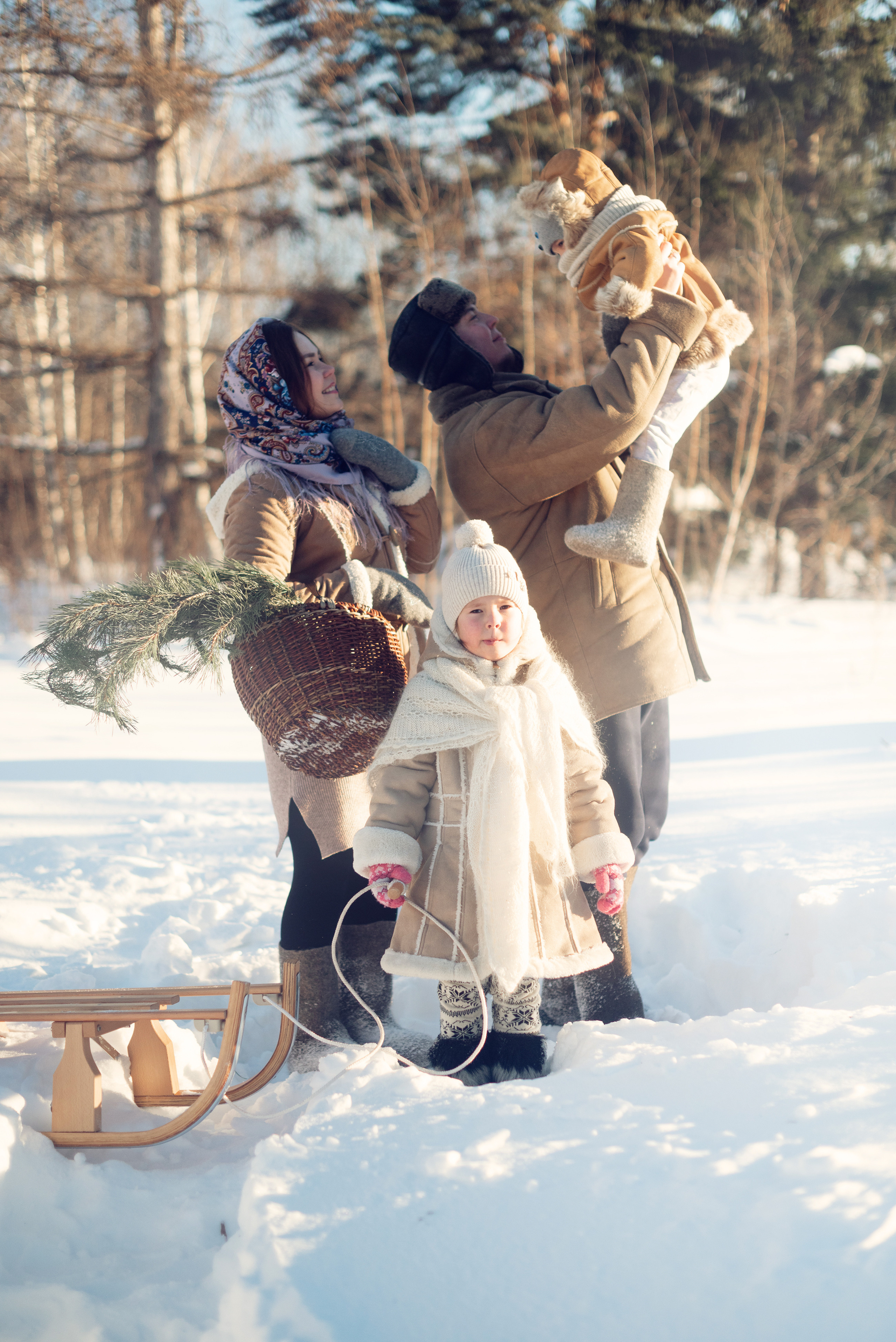 Зимние фотосессии. Профессиональный фотограф в Уфе Алина Стрелкова