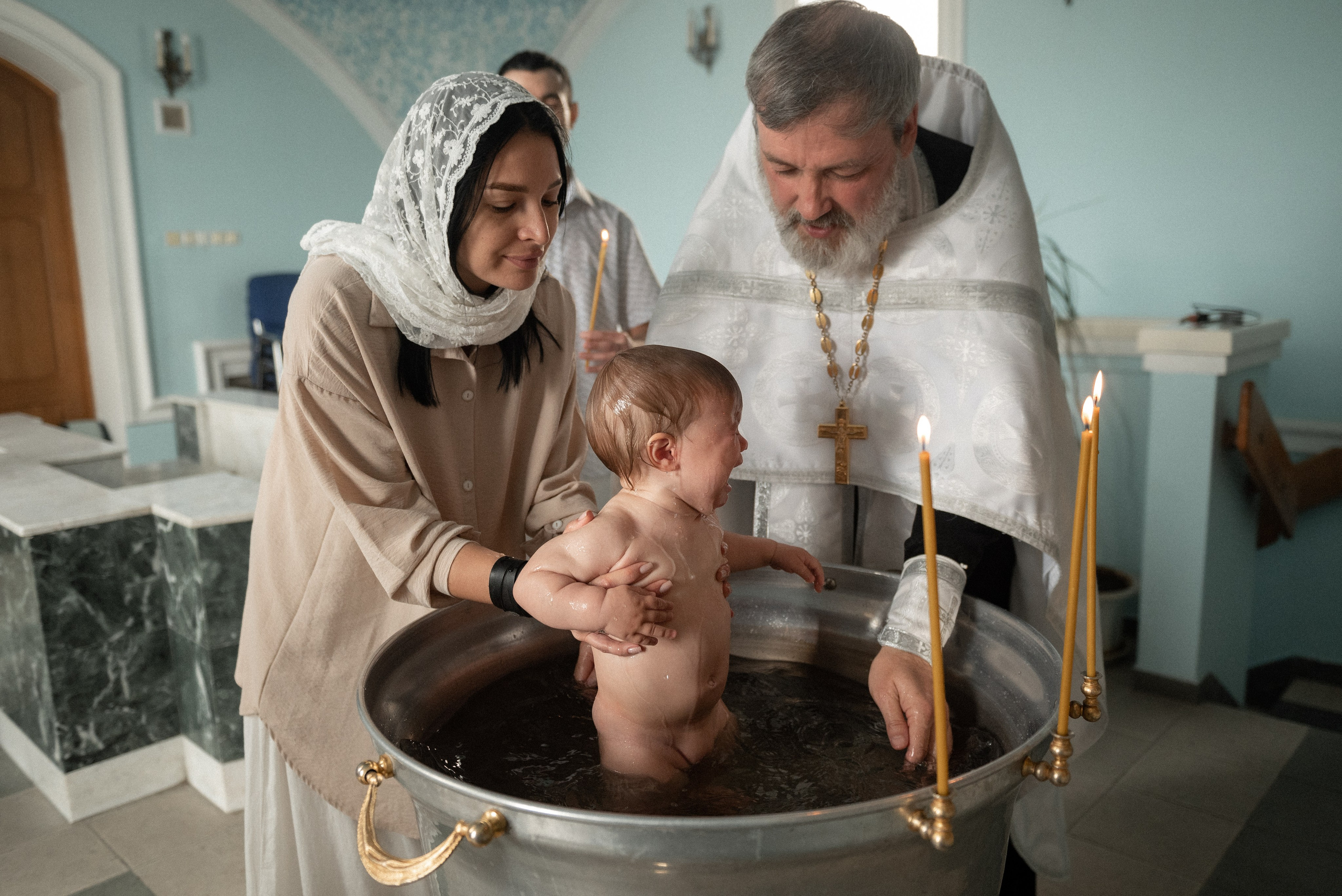 Крещение. Семейный фотограф Ирина Сгибнева