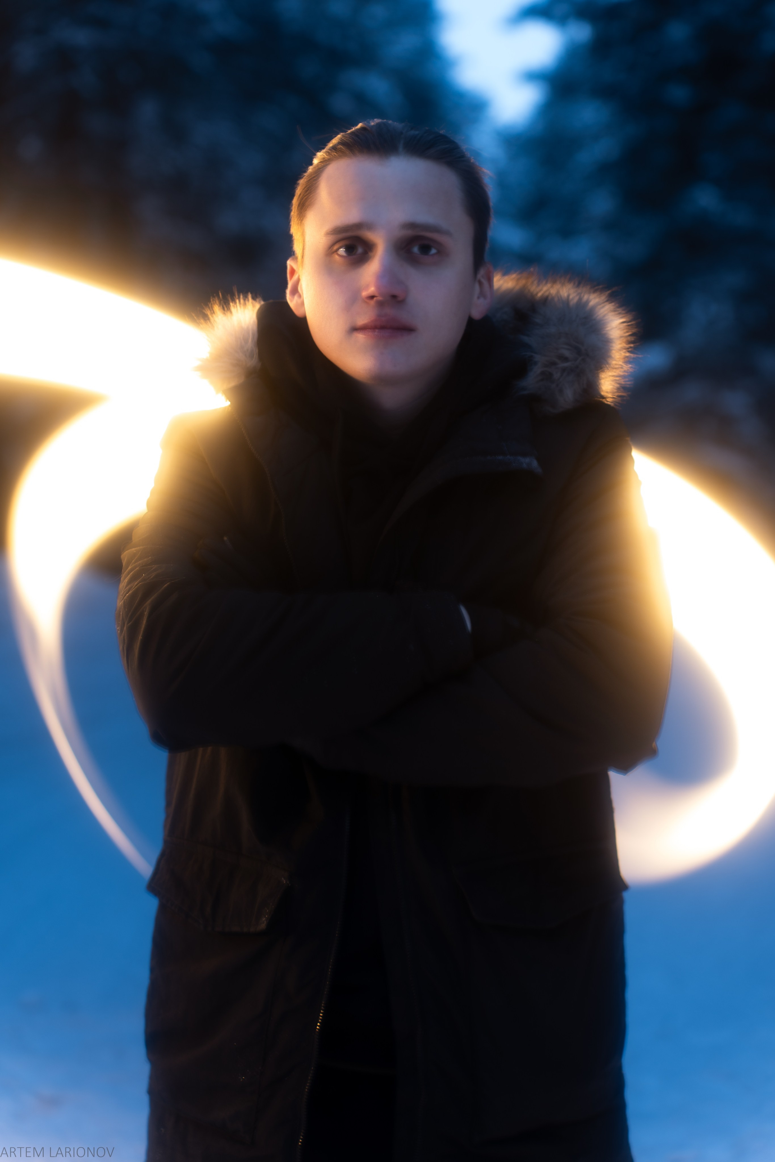 Снежный лес. Фотограф Артем Ларионов