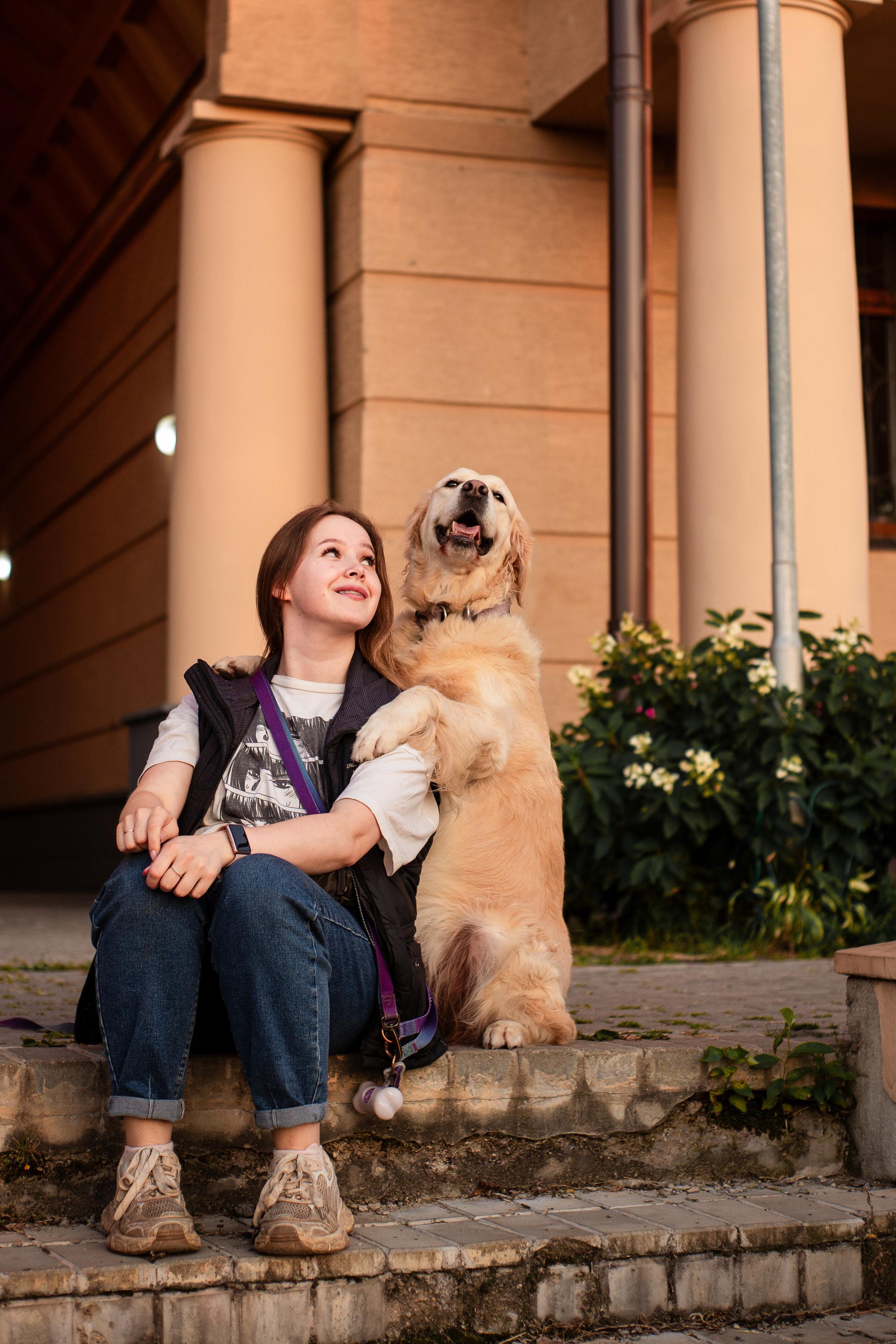 Юля и Мэй. Фотограф-анималист Мария Баркевич | Москва