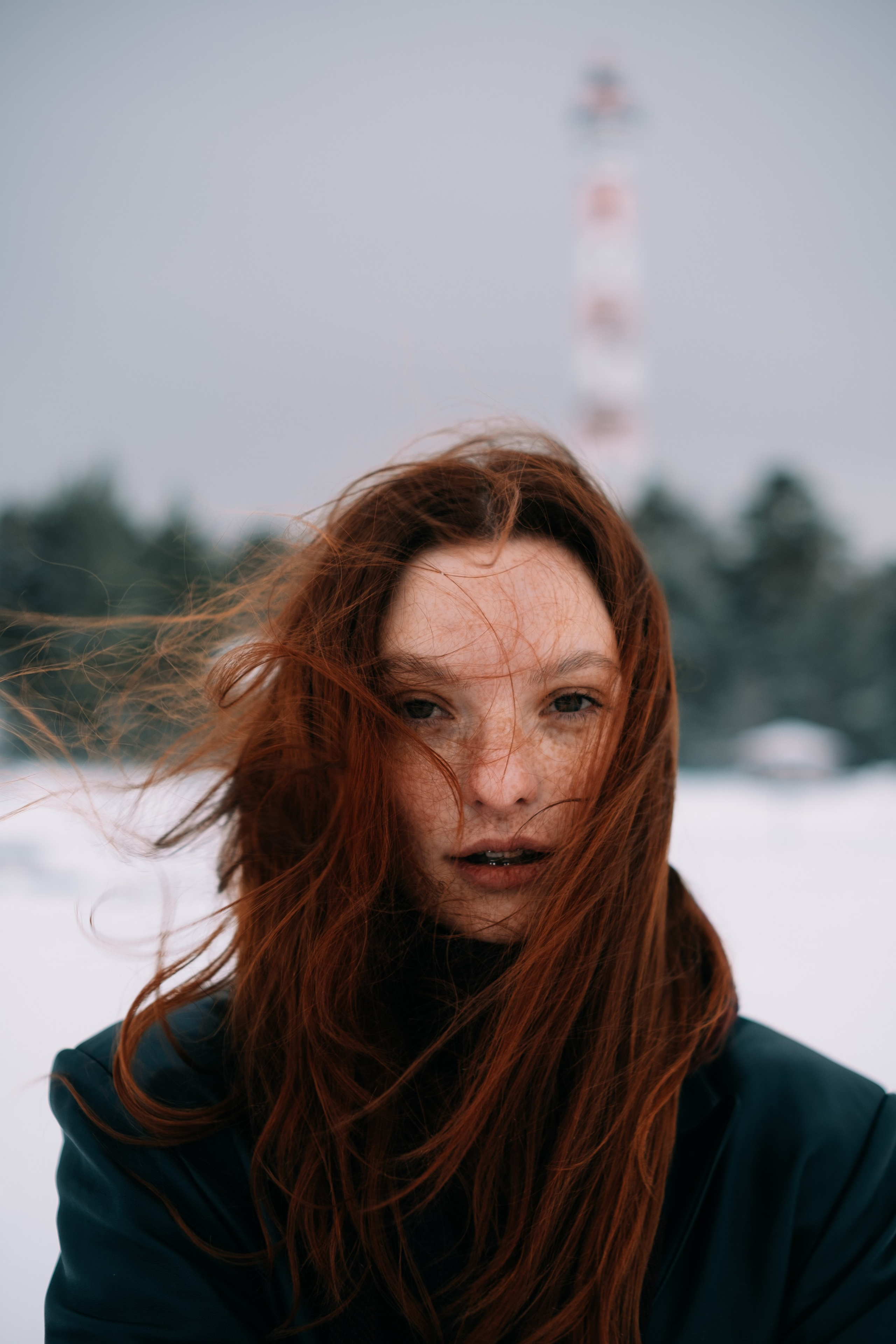 Настя. Съёмка у маяка. Lickord