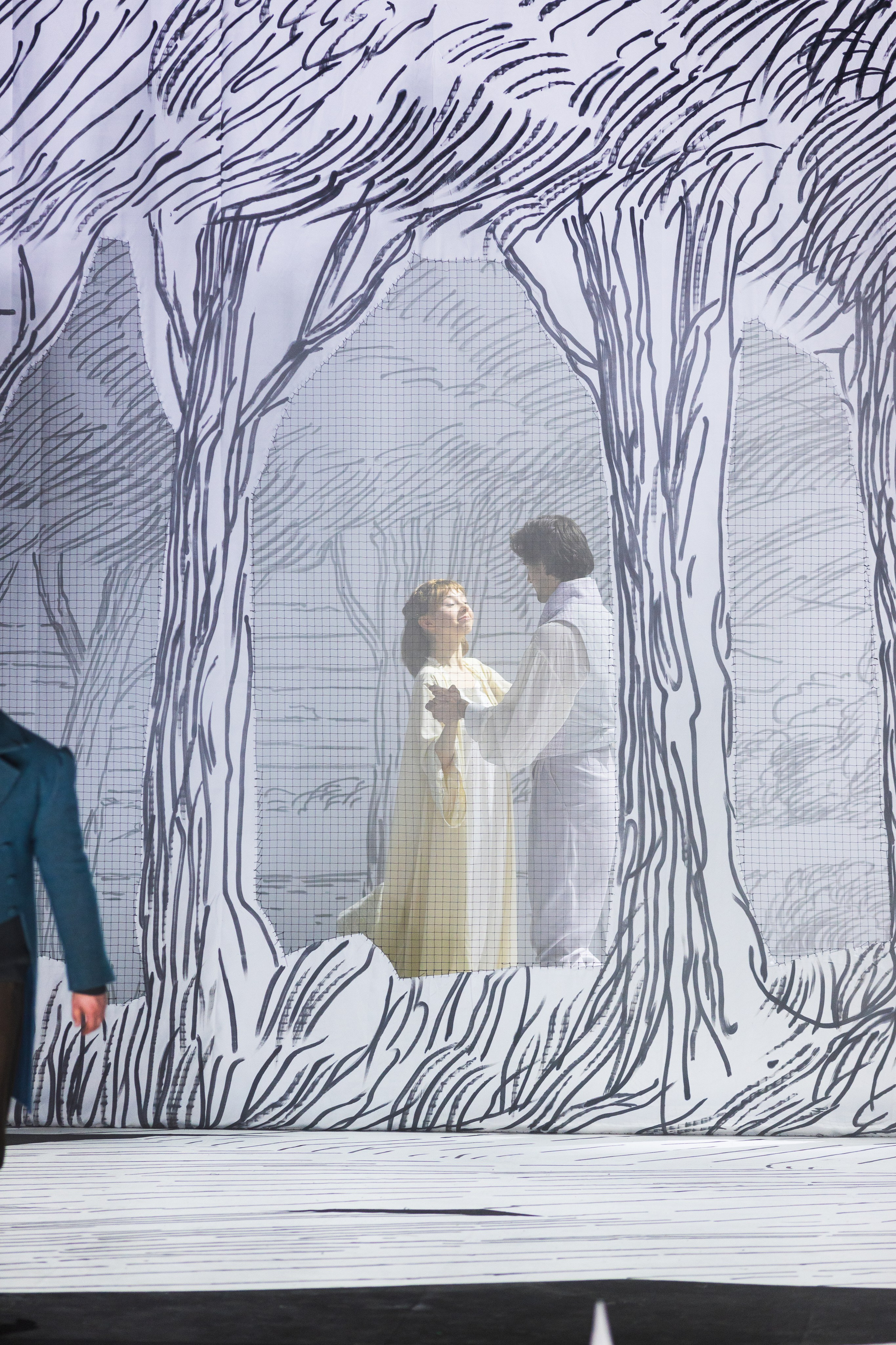 Декорации для спектакля «Аркадия» | Мастерская Петра Фоменко. История занавеса. Превращаем идею в технологию