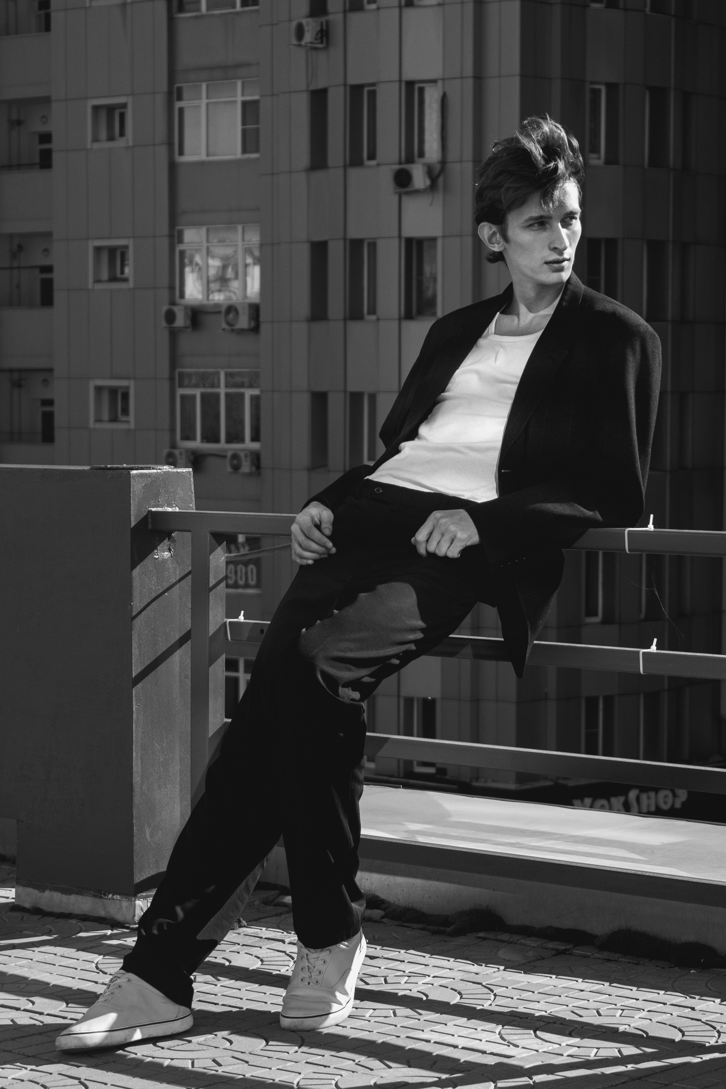 На крыше с Александром и Алисой. Фотограф в Хабаровске Светлана Буйвол