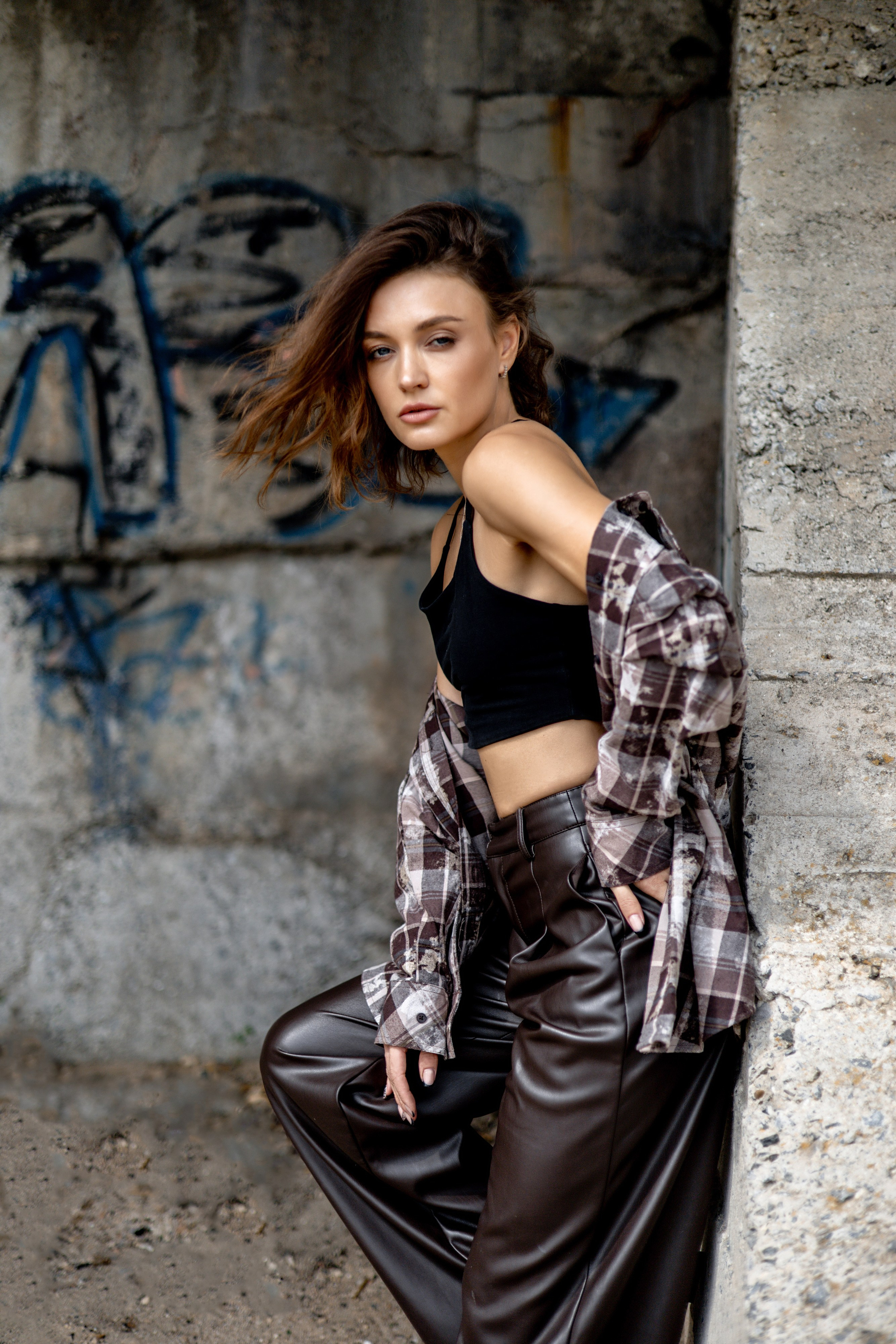 Съемки на улице. Анна Злищева