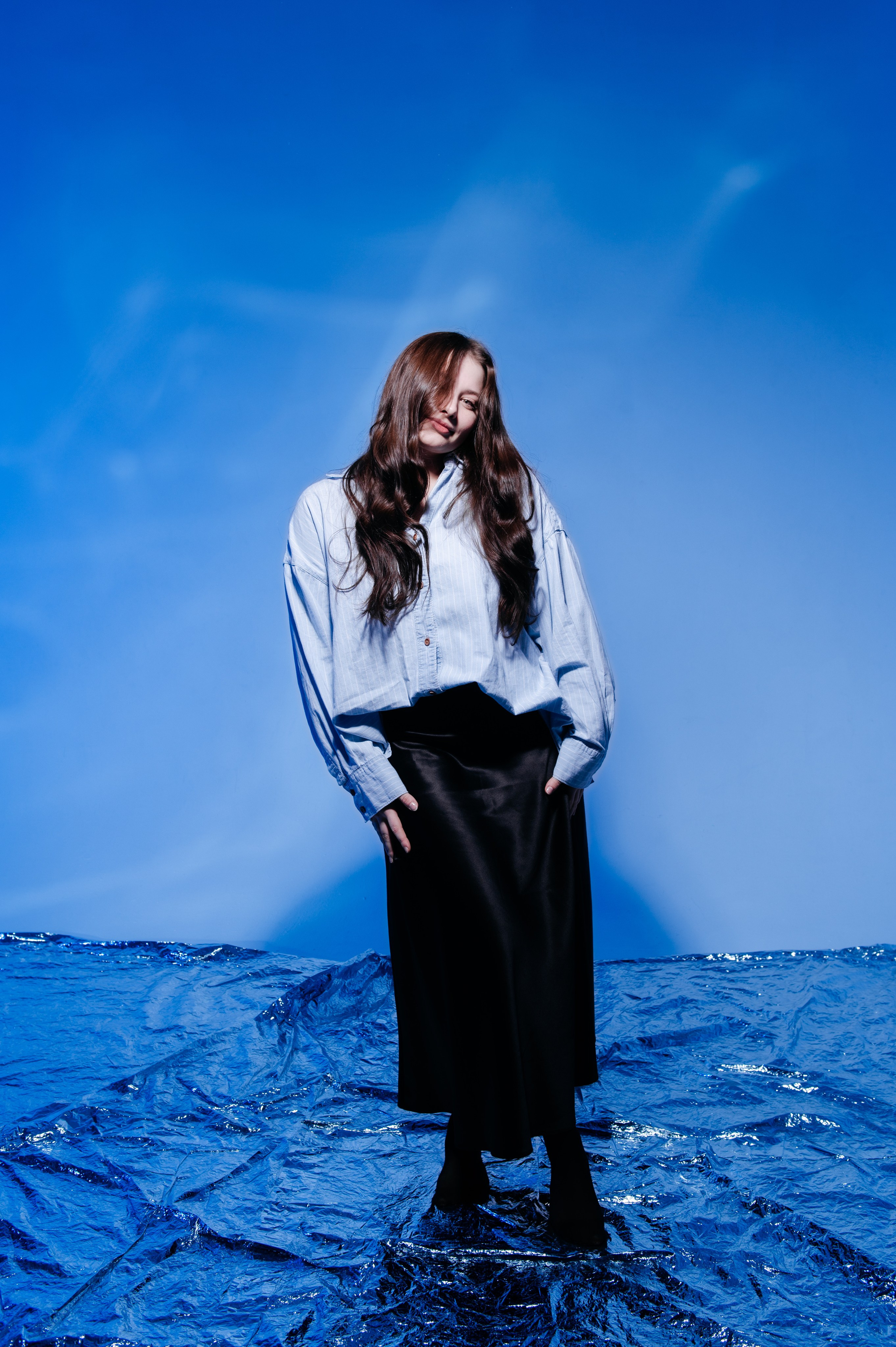 Фотосессия blue water